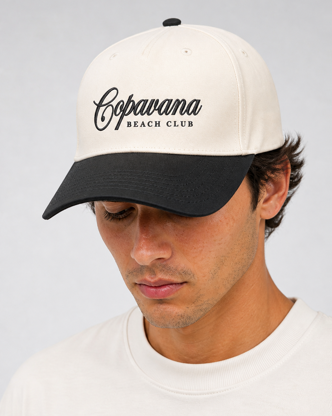 Monogram Beach Club Embroidered Snapback
