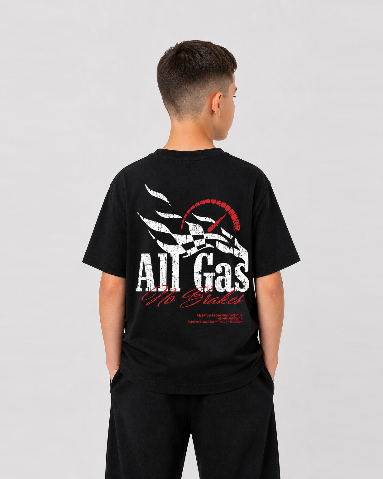 All Gas Youth T-shirt - Black