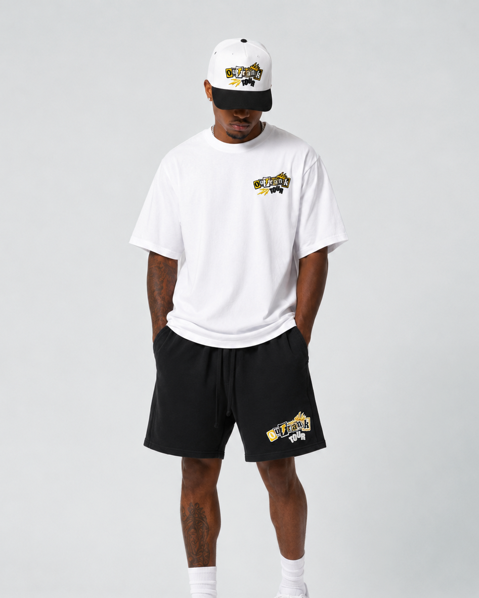 Outrank Tour Embroidered Short