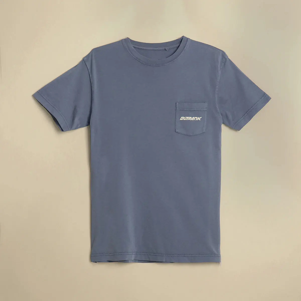 Everyday Pocket Flock T-Shirt - Blue - Outrank