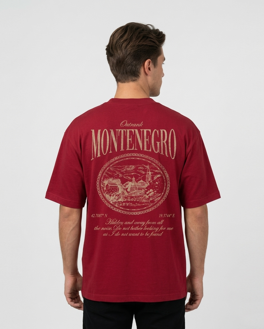 Montenegro Ultra Heavyweight T-Shirt - CARDINAL