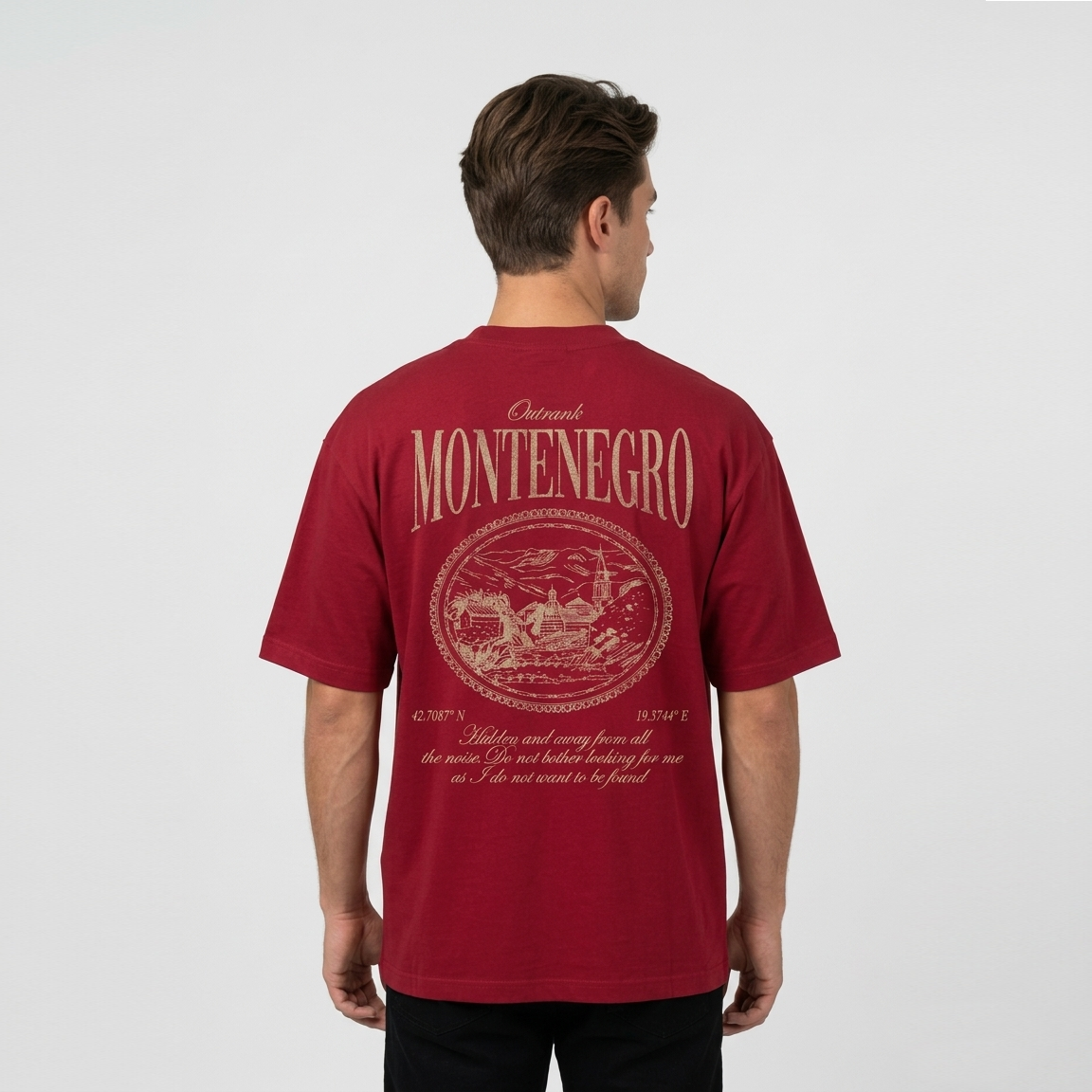 Montenegro Ultra Heavyweight T-Shirt - CARDINAL