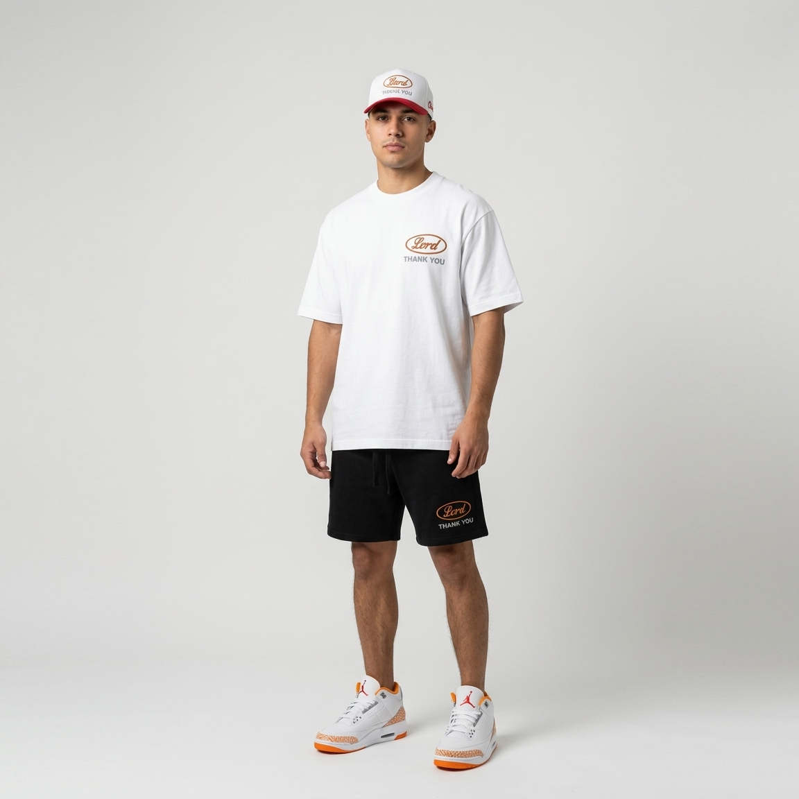 Lord Thank You Embroidered Ultra Heavyweight T-shirt