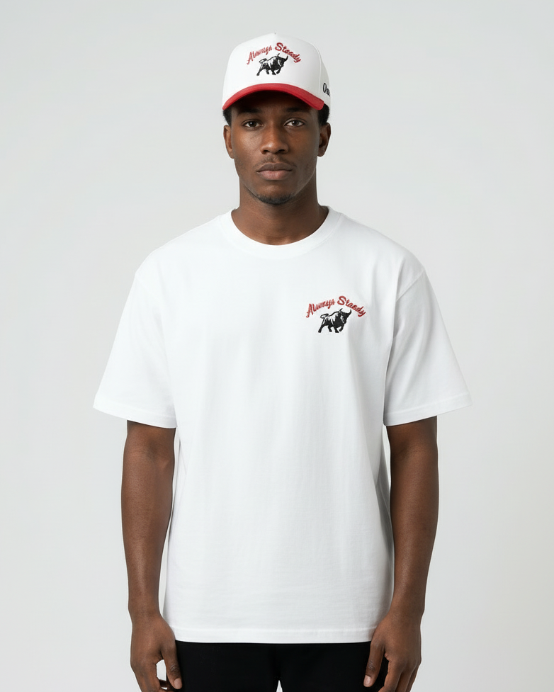 Always Steady Embroidered Heavyweight T-shirt