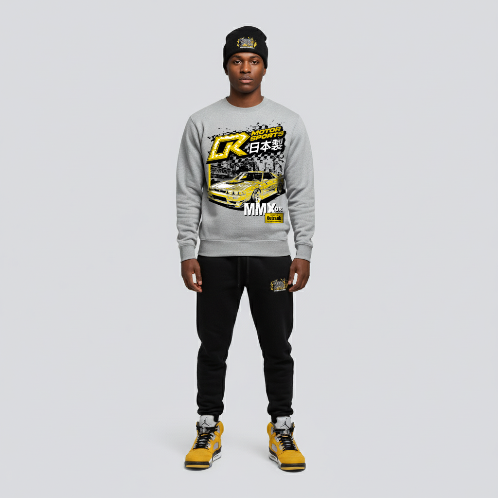 Motor Sports Crewneck Fleece