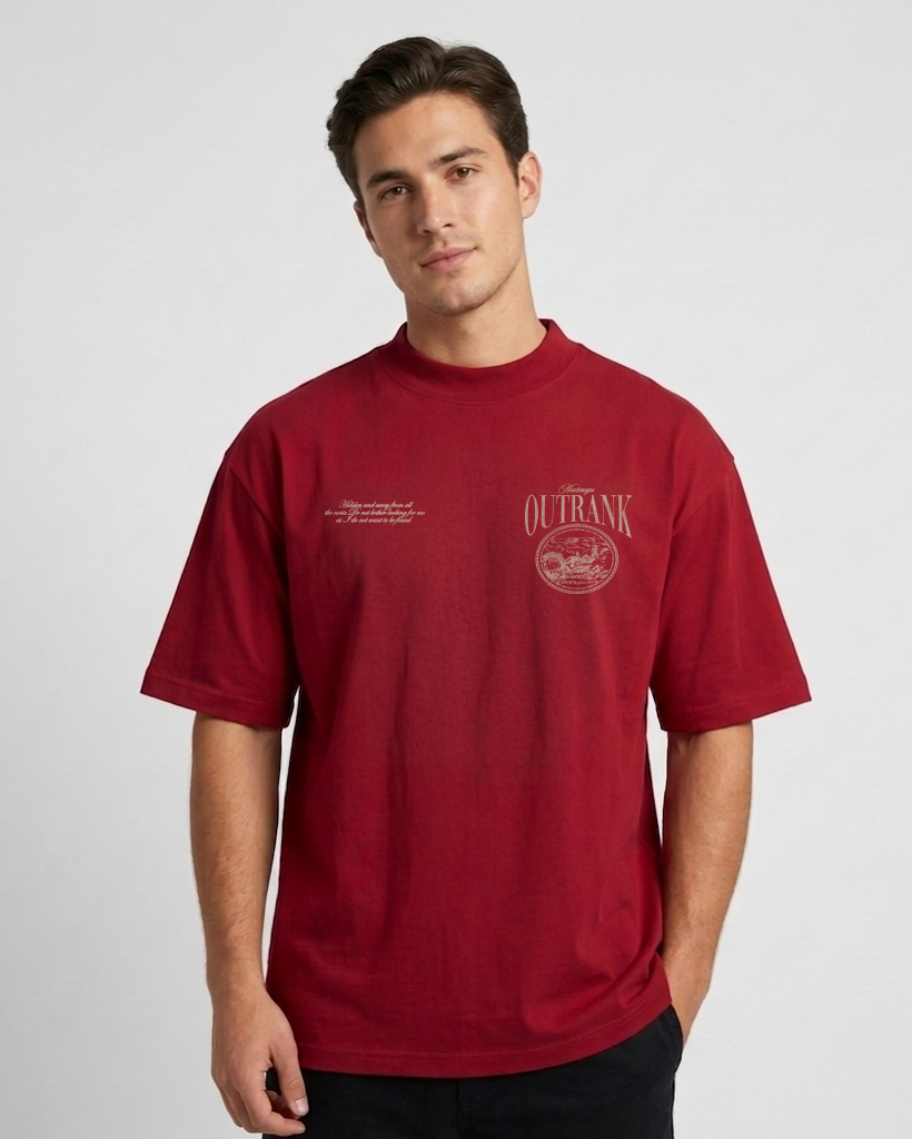 Montenegro Ultra Heavyweight T-Shirt - CARDINAL