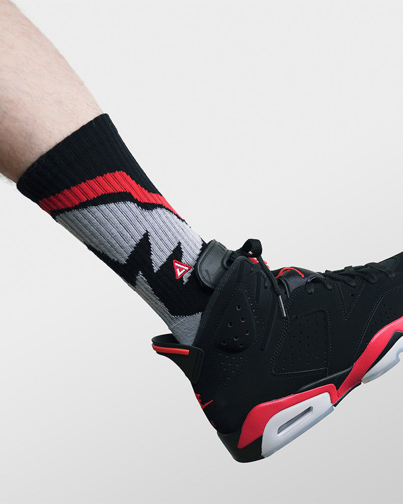 SNKR Socks - Infrared 6