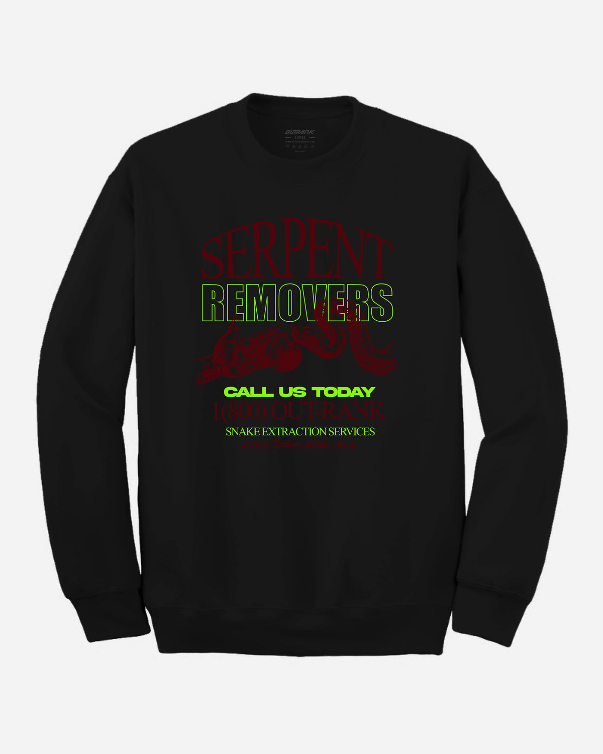 Serpent Removers Crewneck Fleece