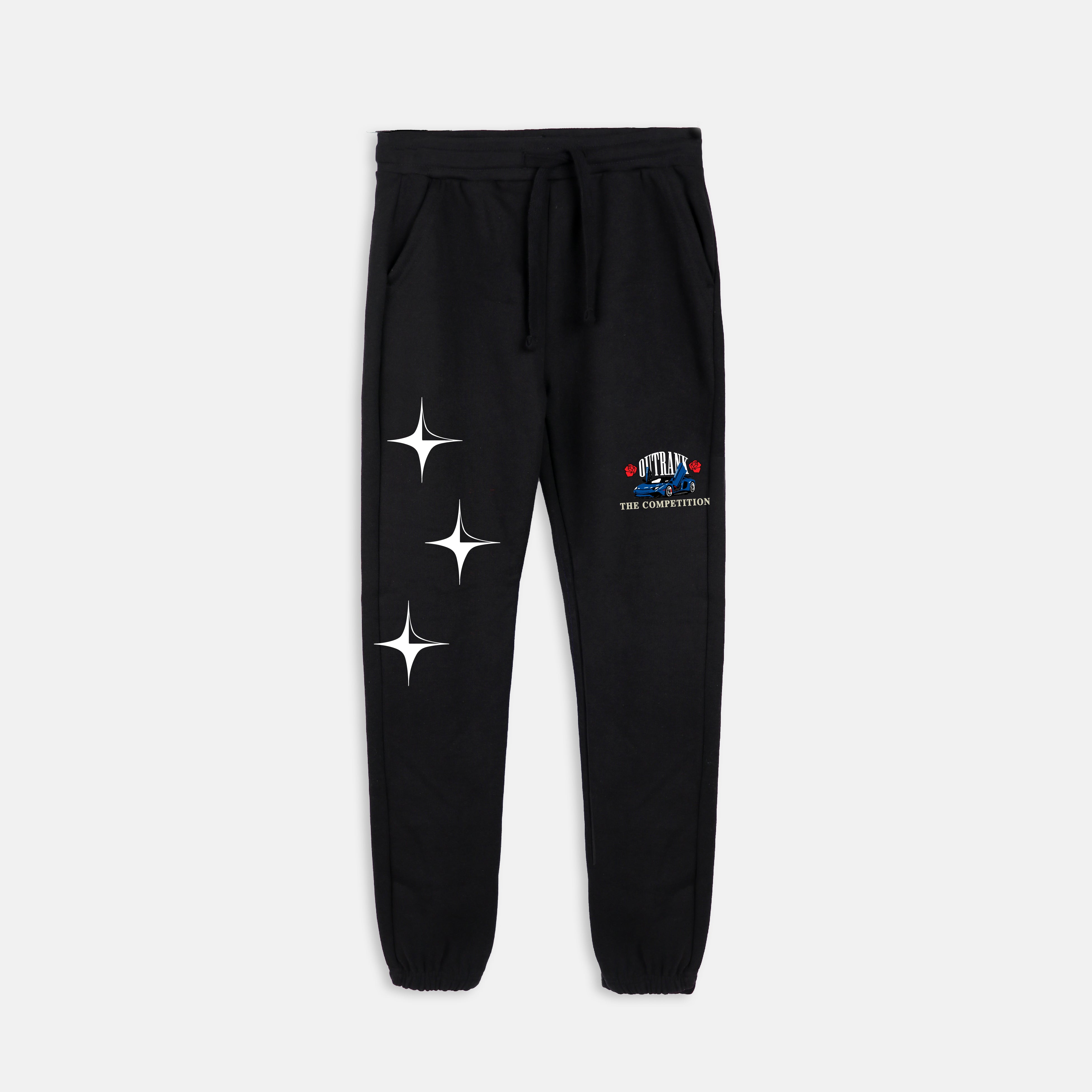 Outrank The Competition Embroidered and Printed Shorts