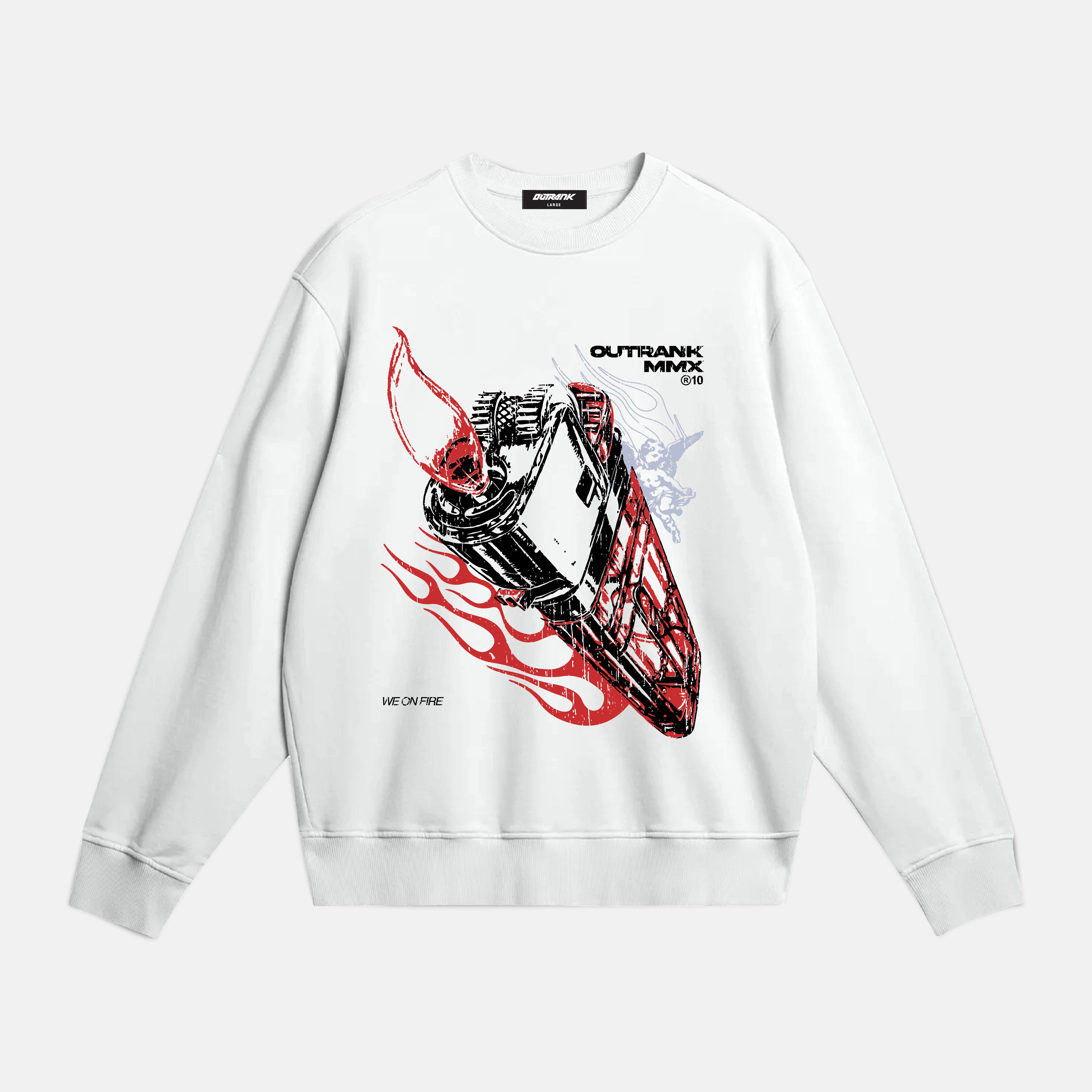 We On Fire Heavyweight Crewneck Fleece