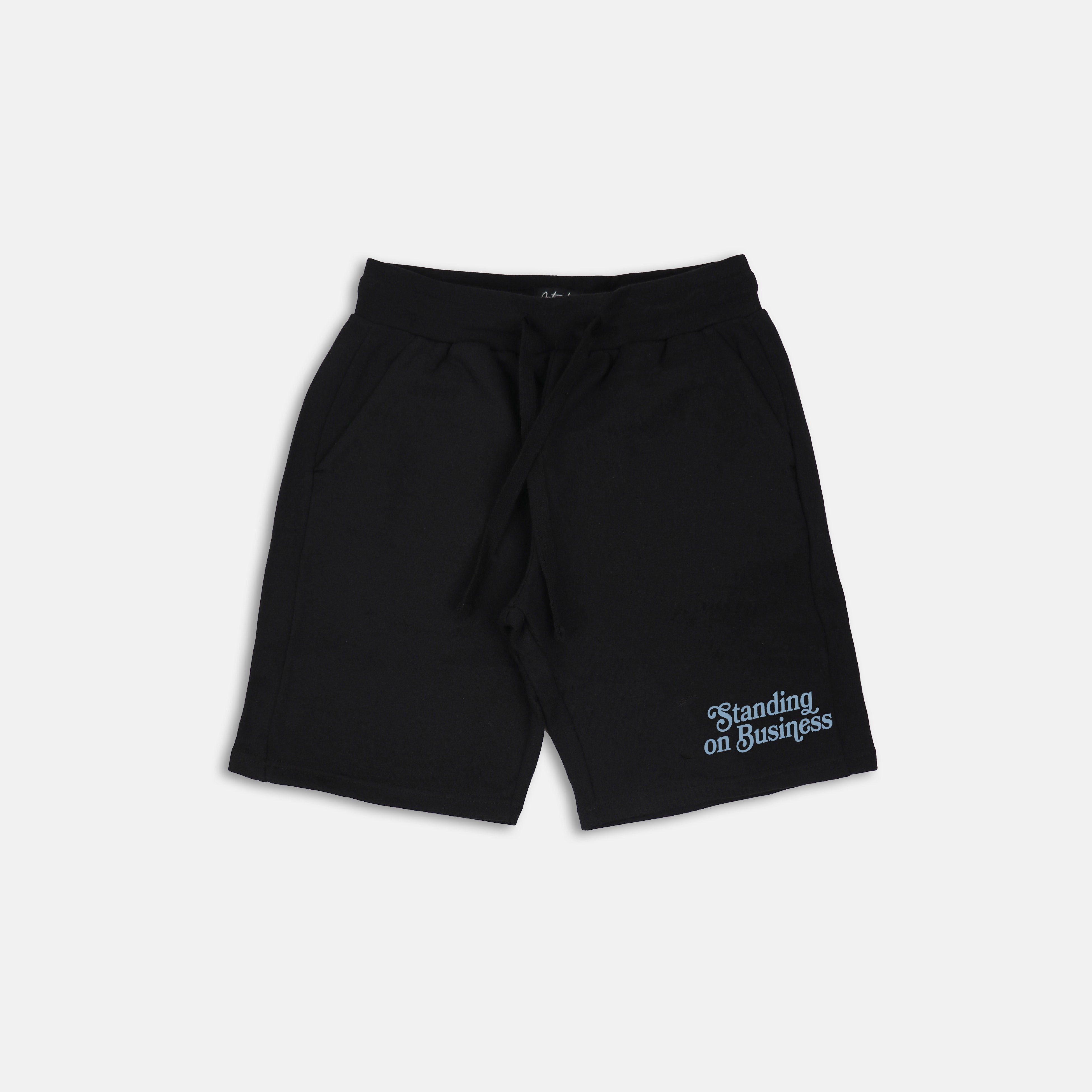 Stand On Business Embroidered Shorts