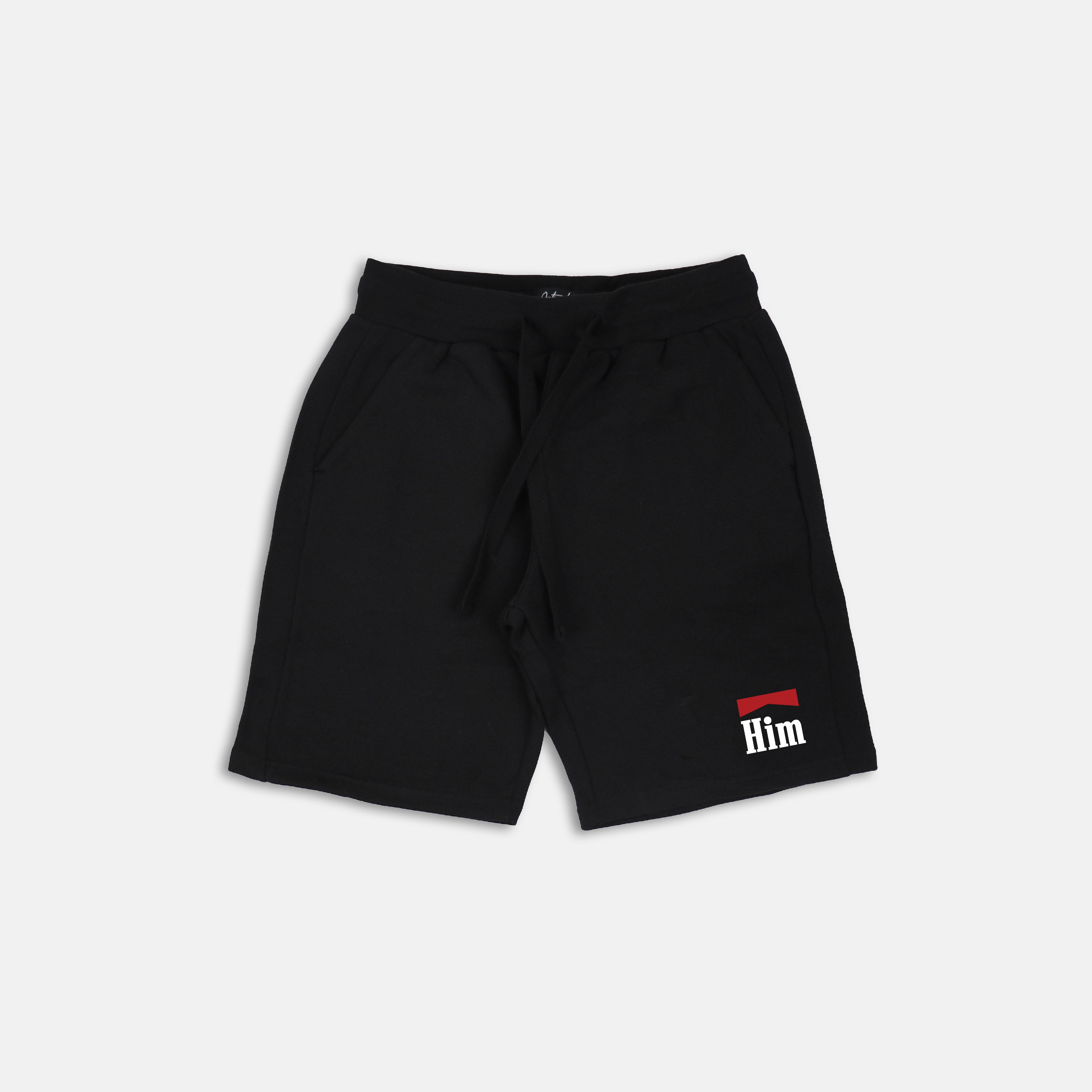 Him Embroidered Shorts