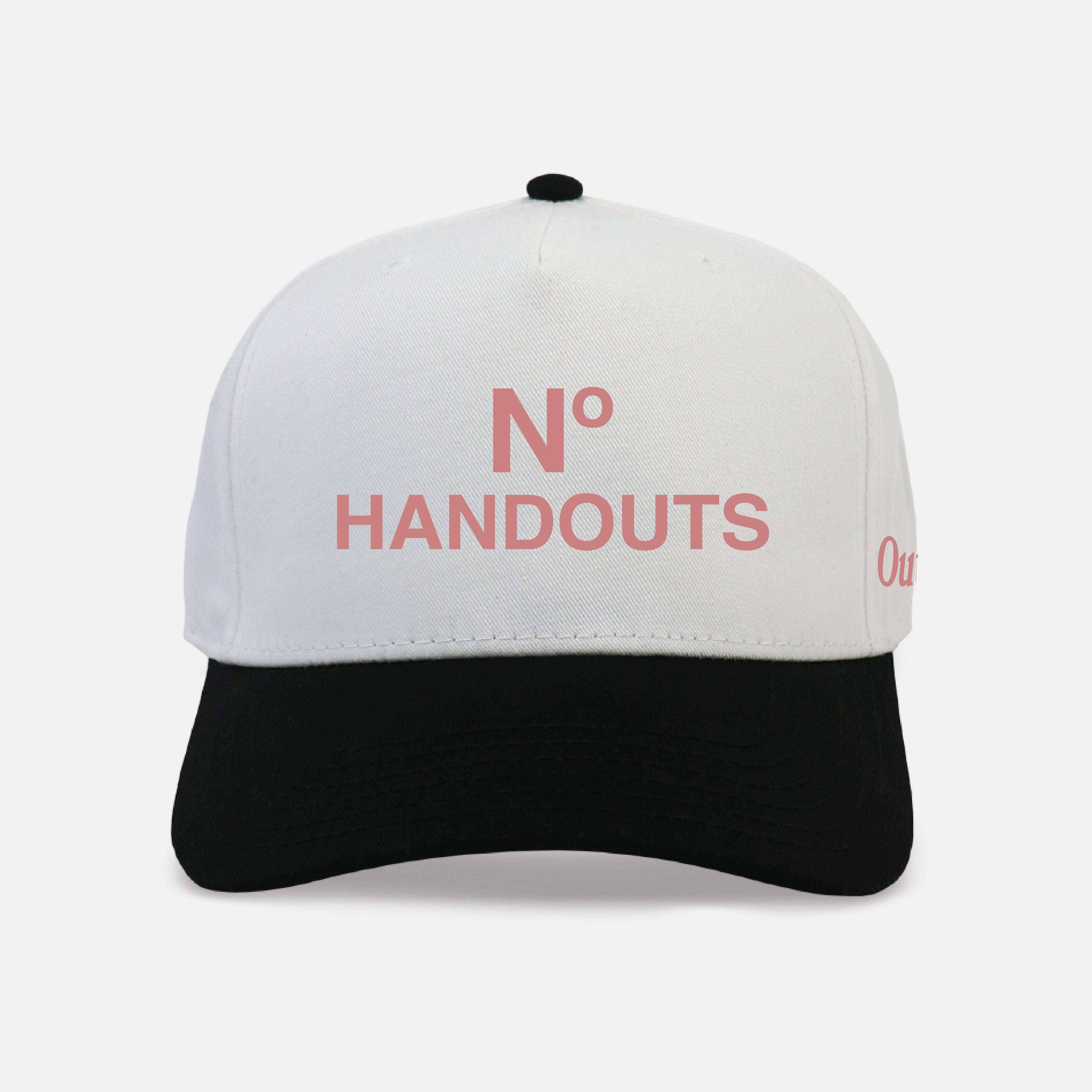 No Handouts Snapback - PINK