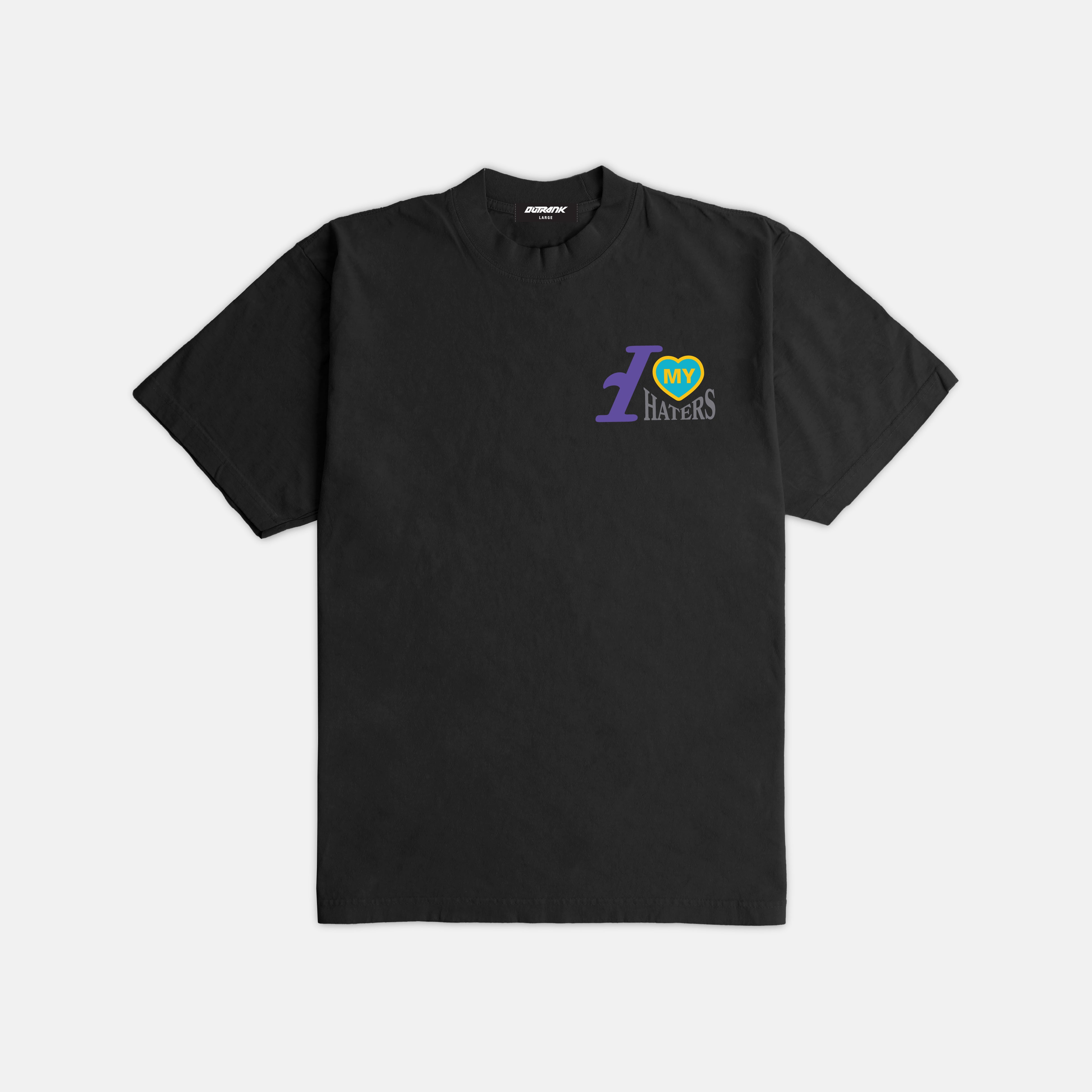 I Love My Haters Embroidered Ultra Heavyweight T-shirt