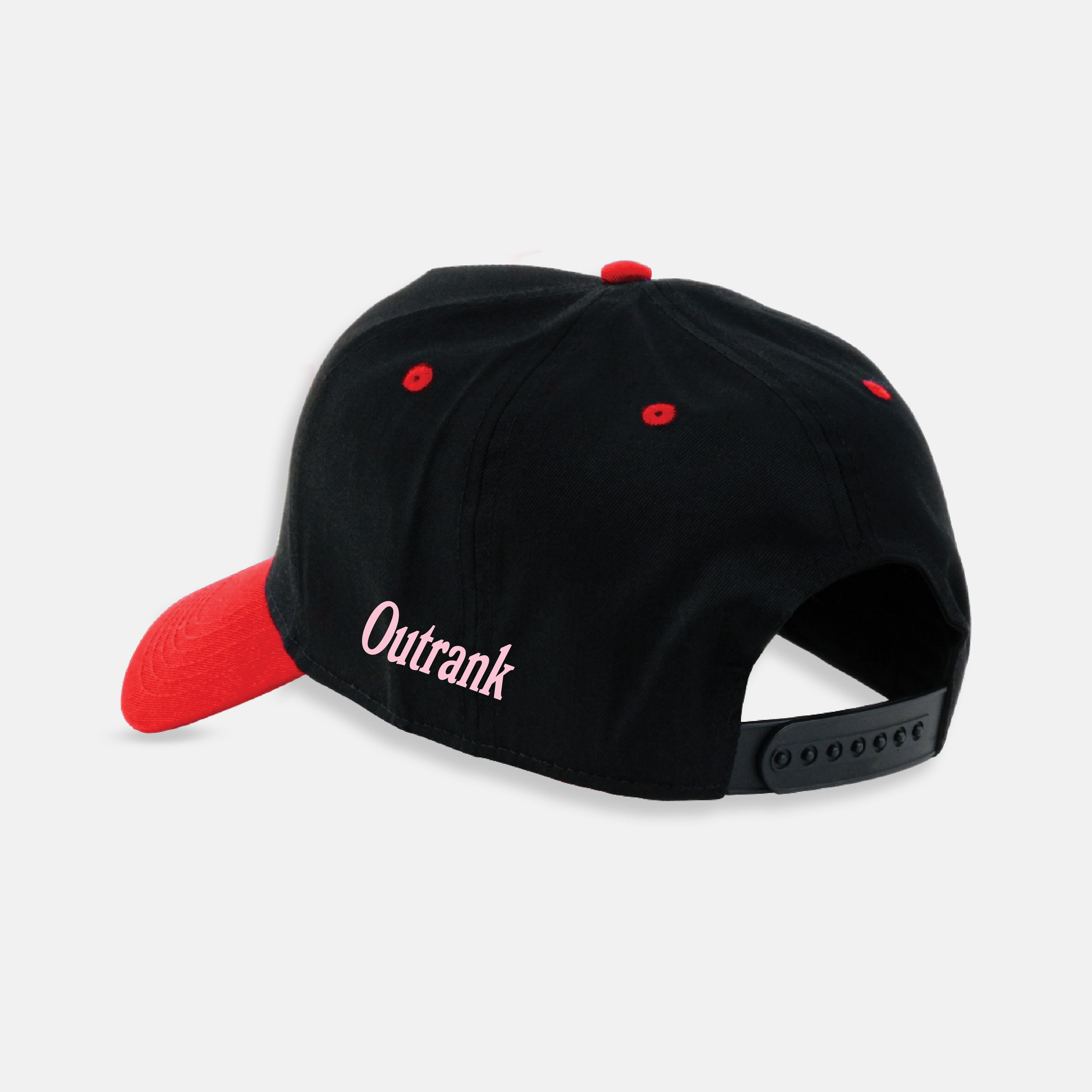 Standing On Business Embroidered Snapback - PINK