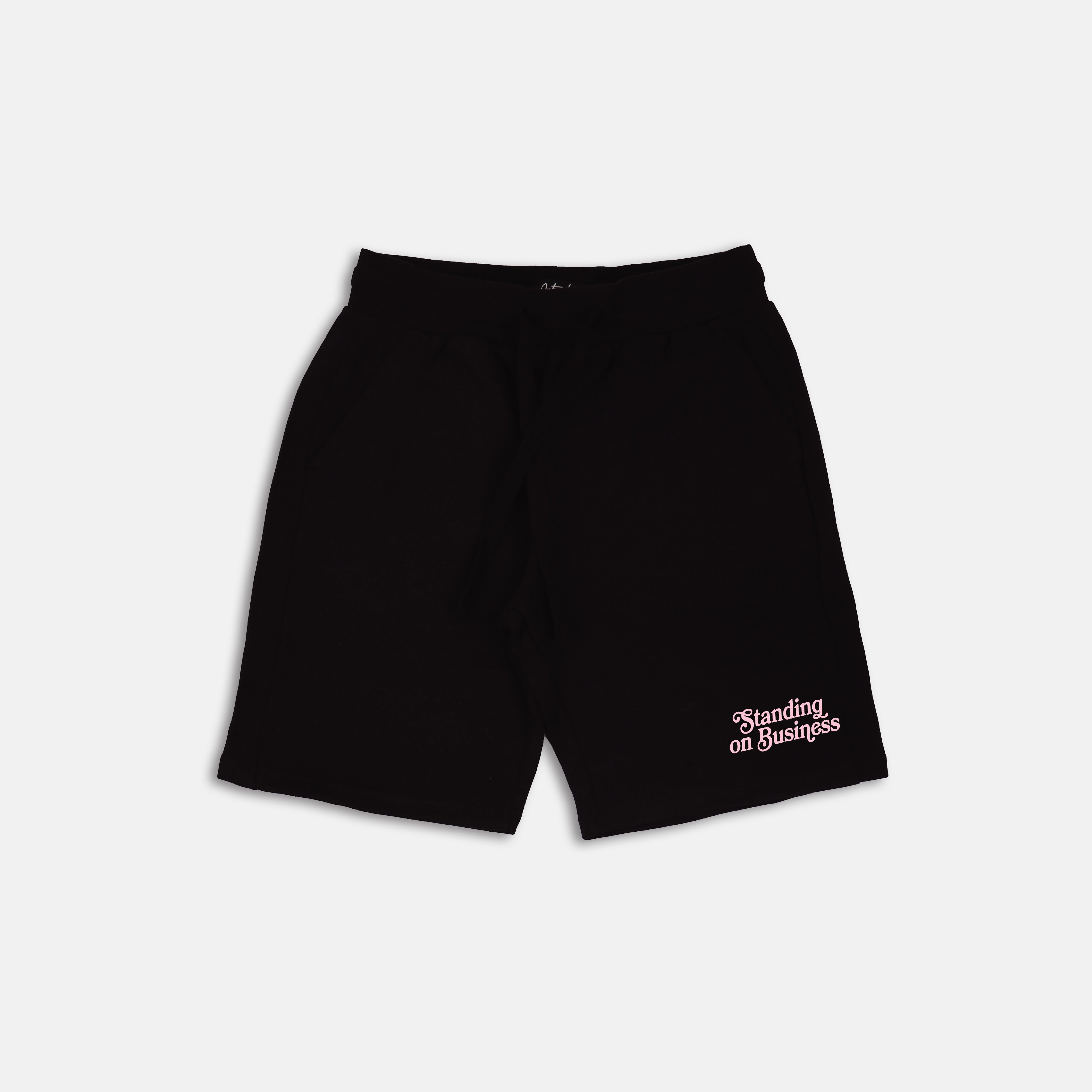 Stand On Business Embroidered Shorts - PINK