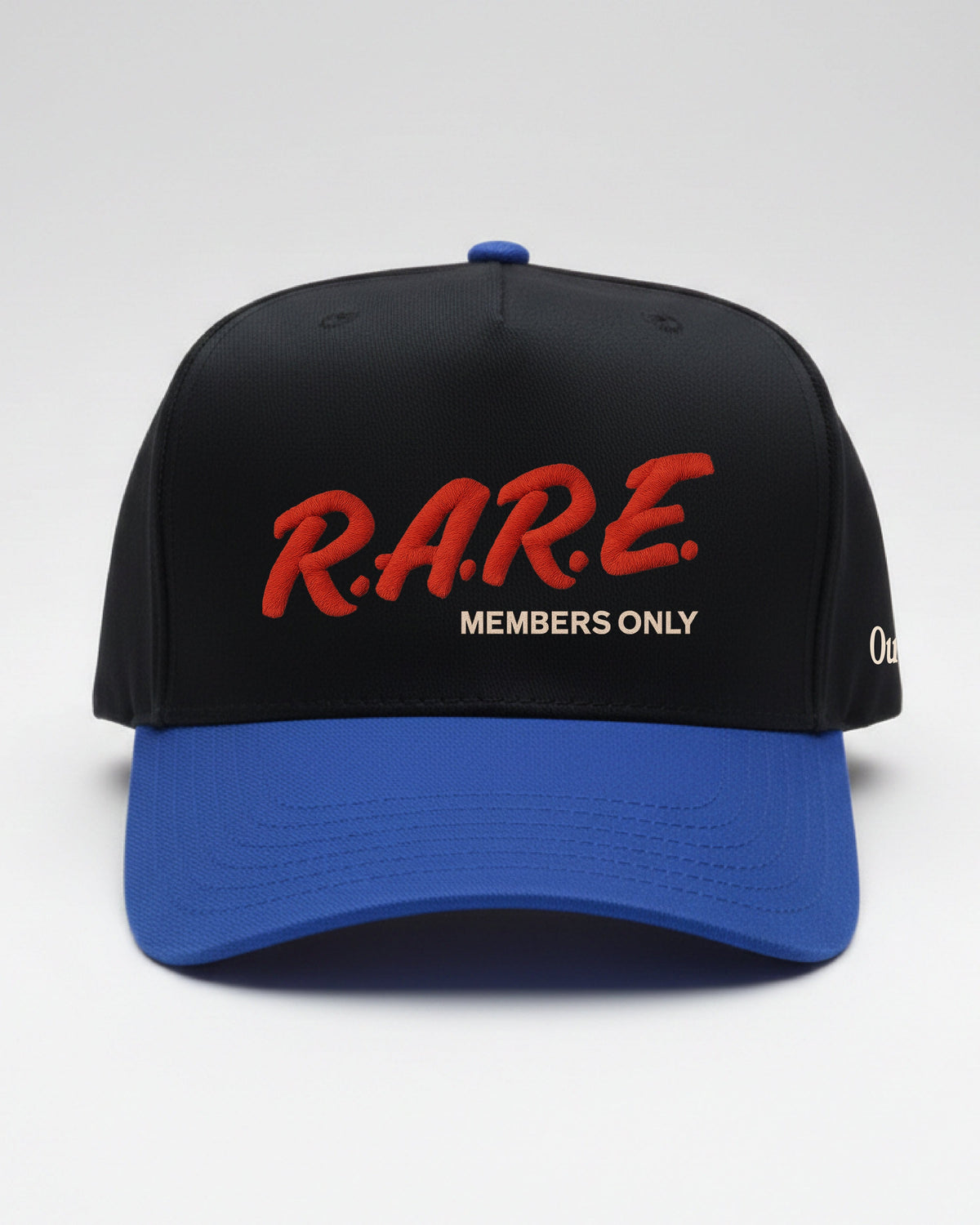 R.A.R.E. Embroidered Snapback - Blk