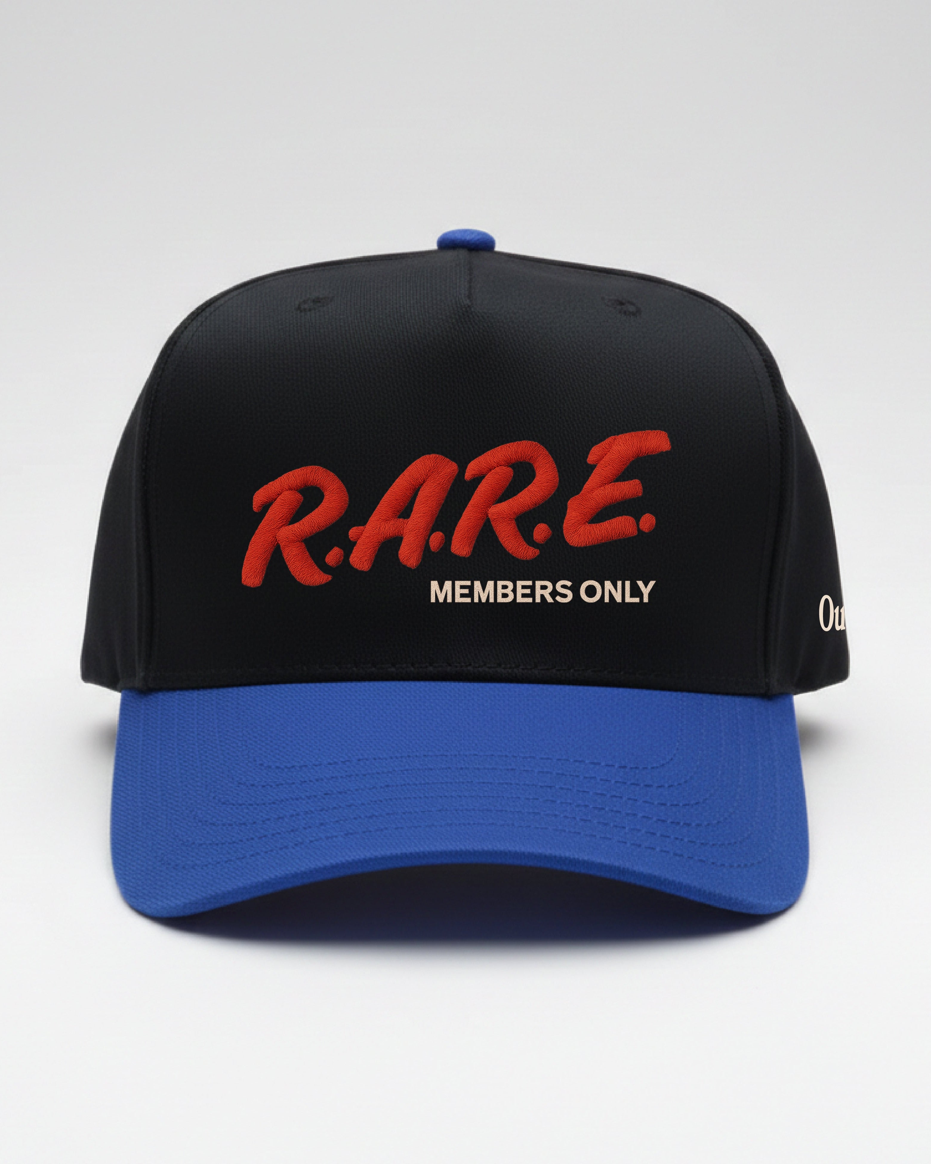 R.A.R.E. Embroidered Snapback - Blk