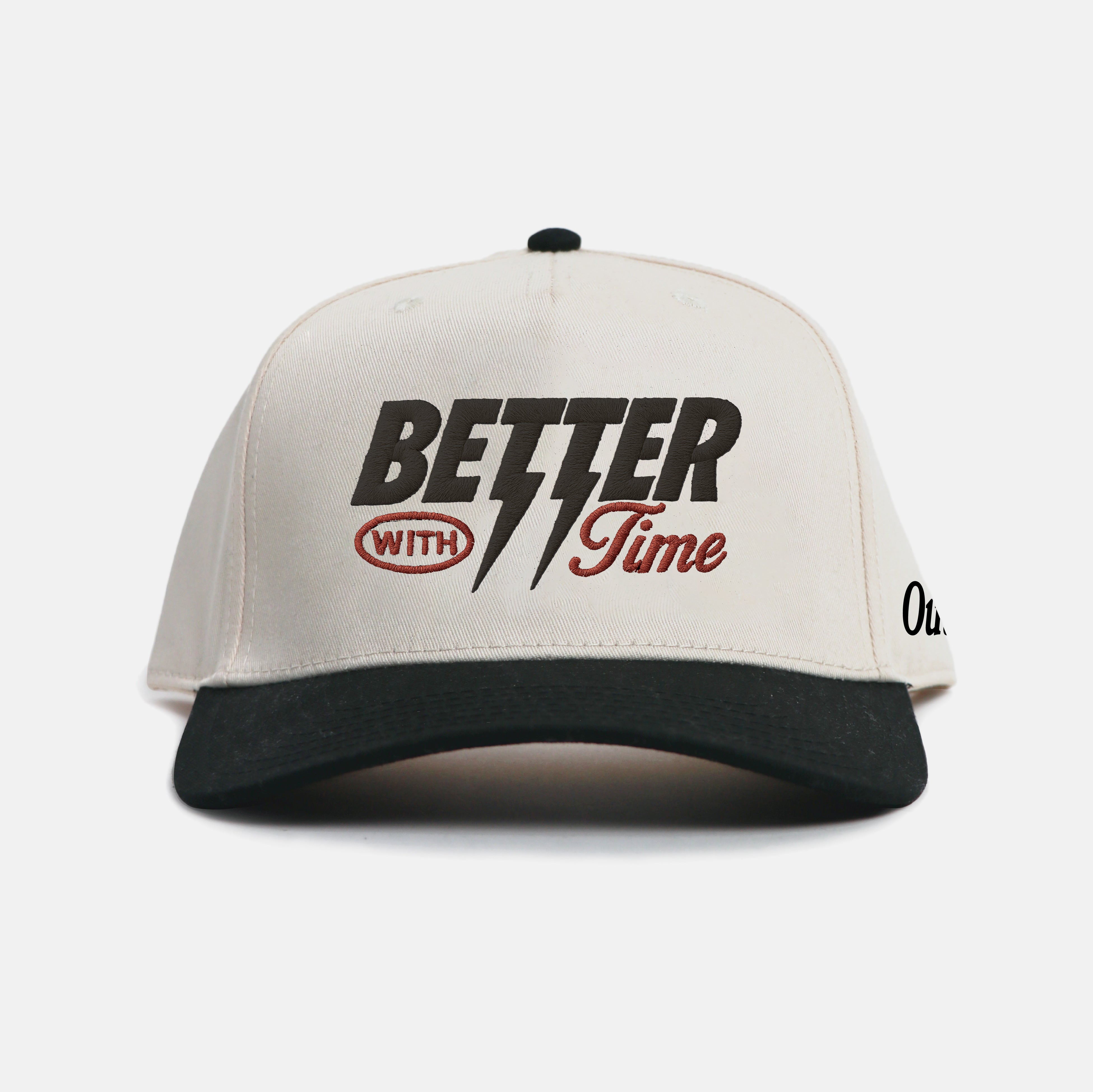 Better With Time Embroidered Snapback
