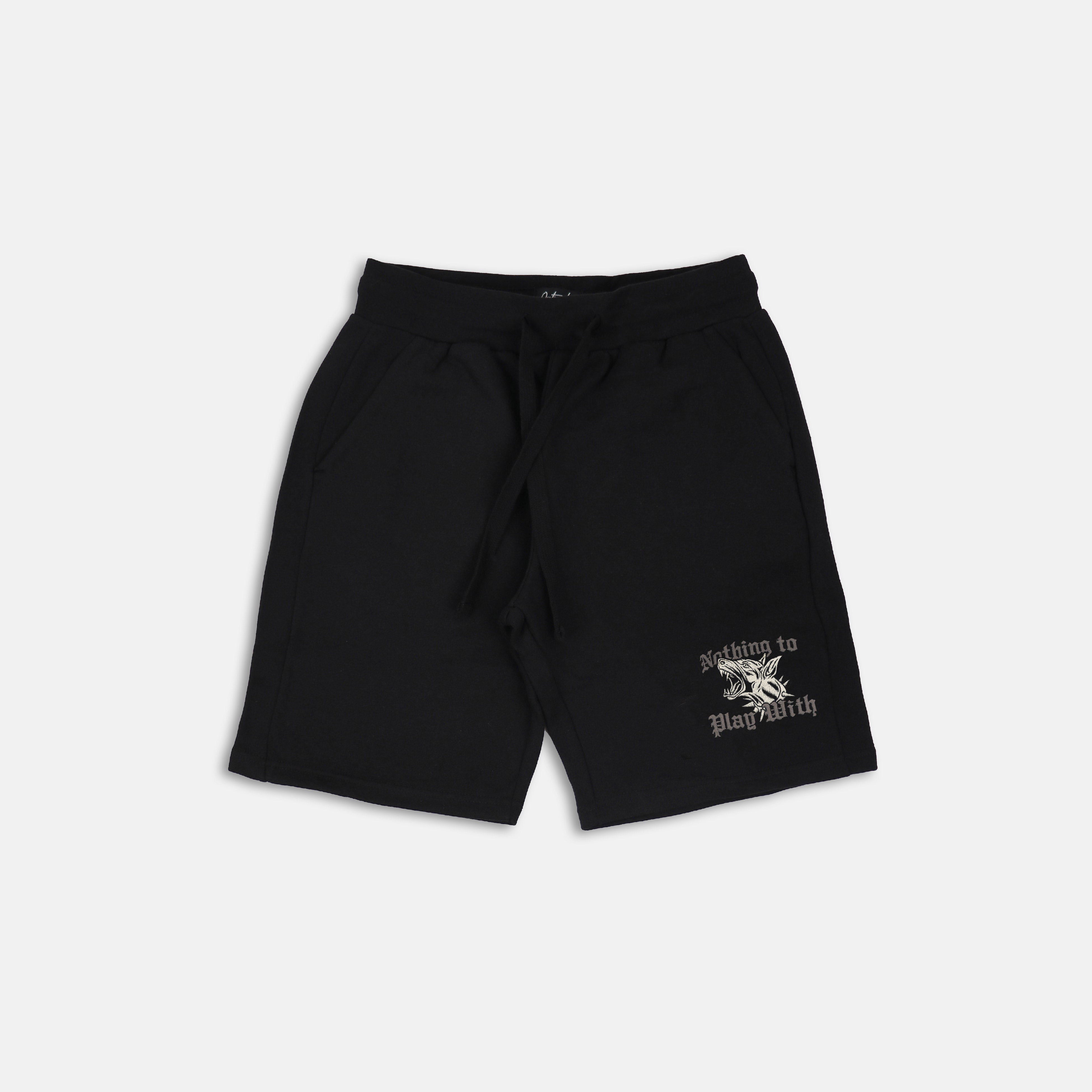 Nothing To Play With Embroidered Short