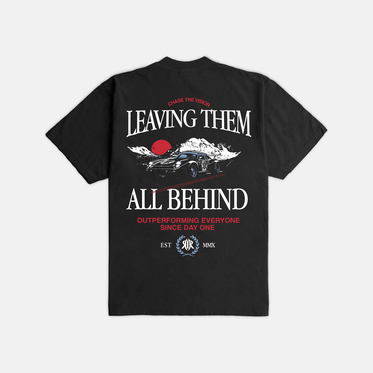 Left Behind Heavyweight T-shirt - Outrank Brand Streetwear Graphic Tees ...