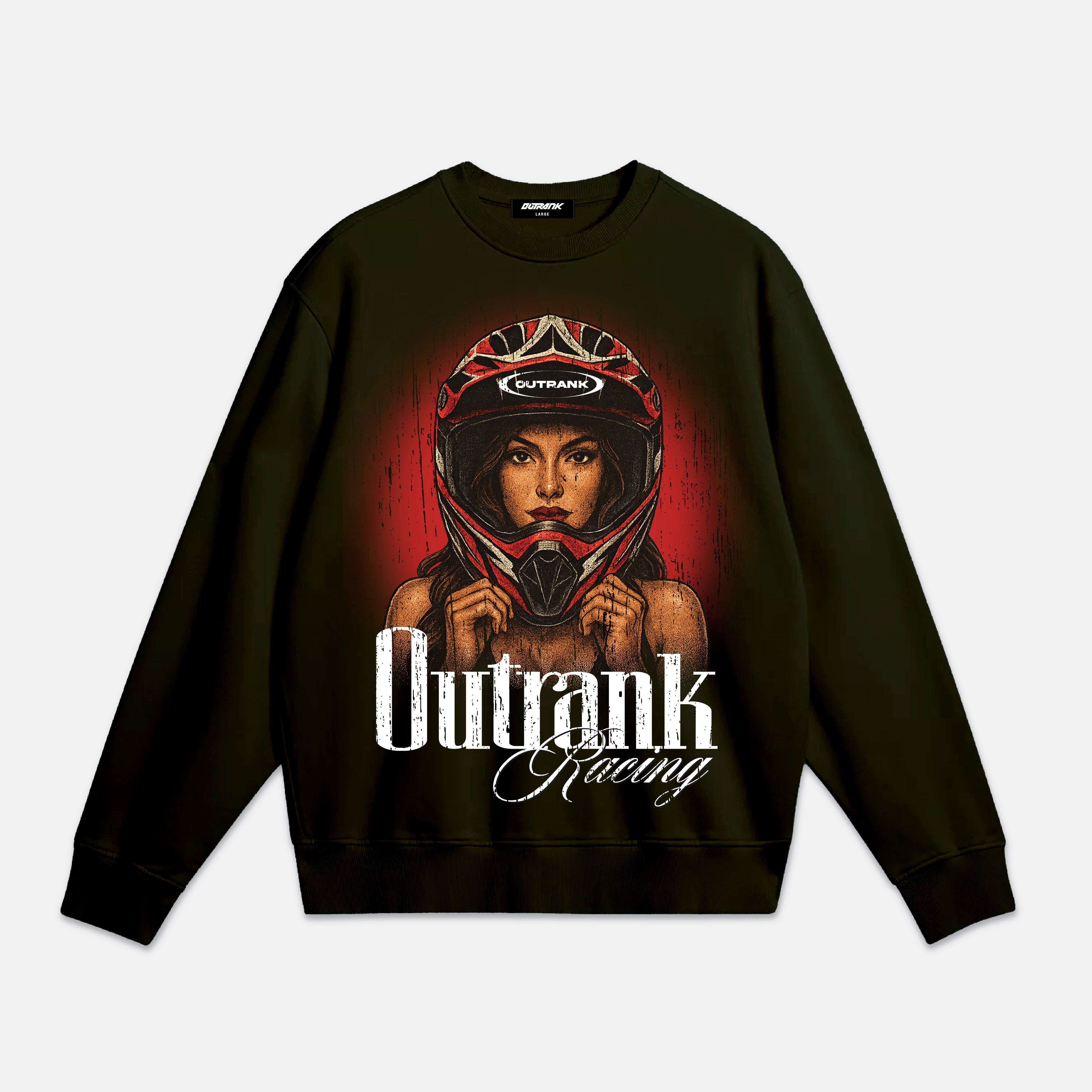 Outrank Racing Ultra Heavyweight Crewneck Fleece