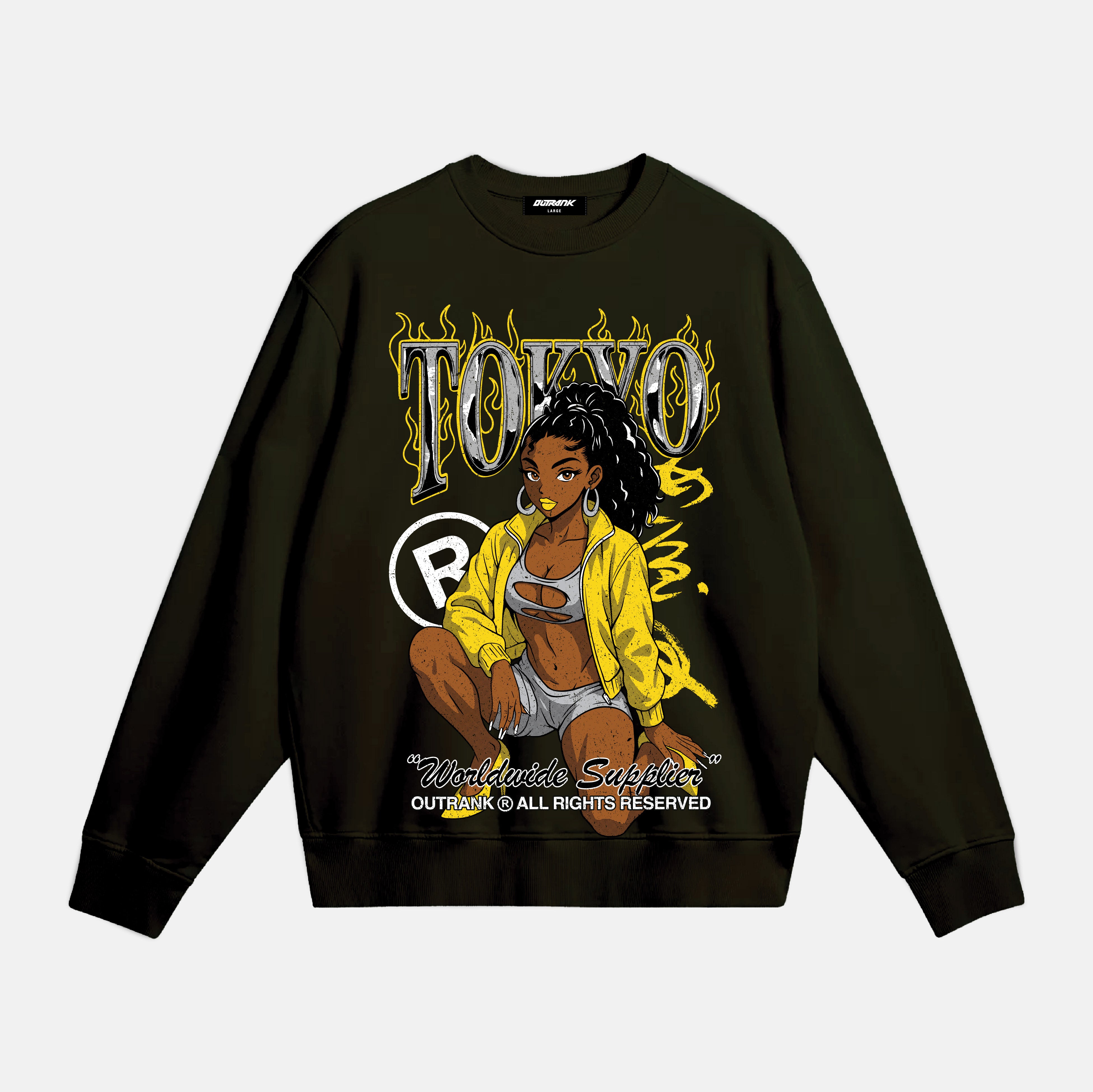 Worldwide Supplier Ultra Heavyweight Crewneck Fleece