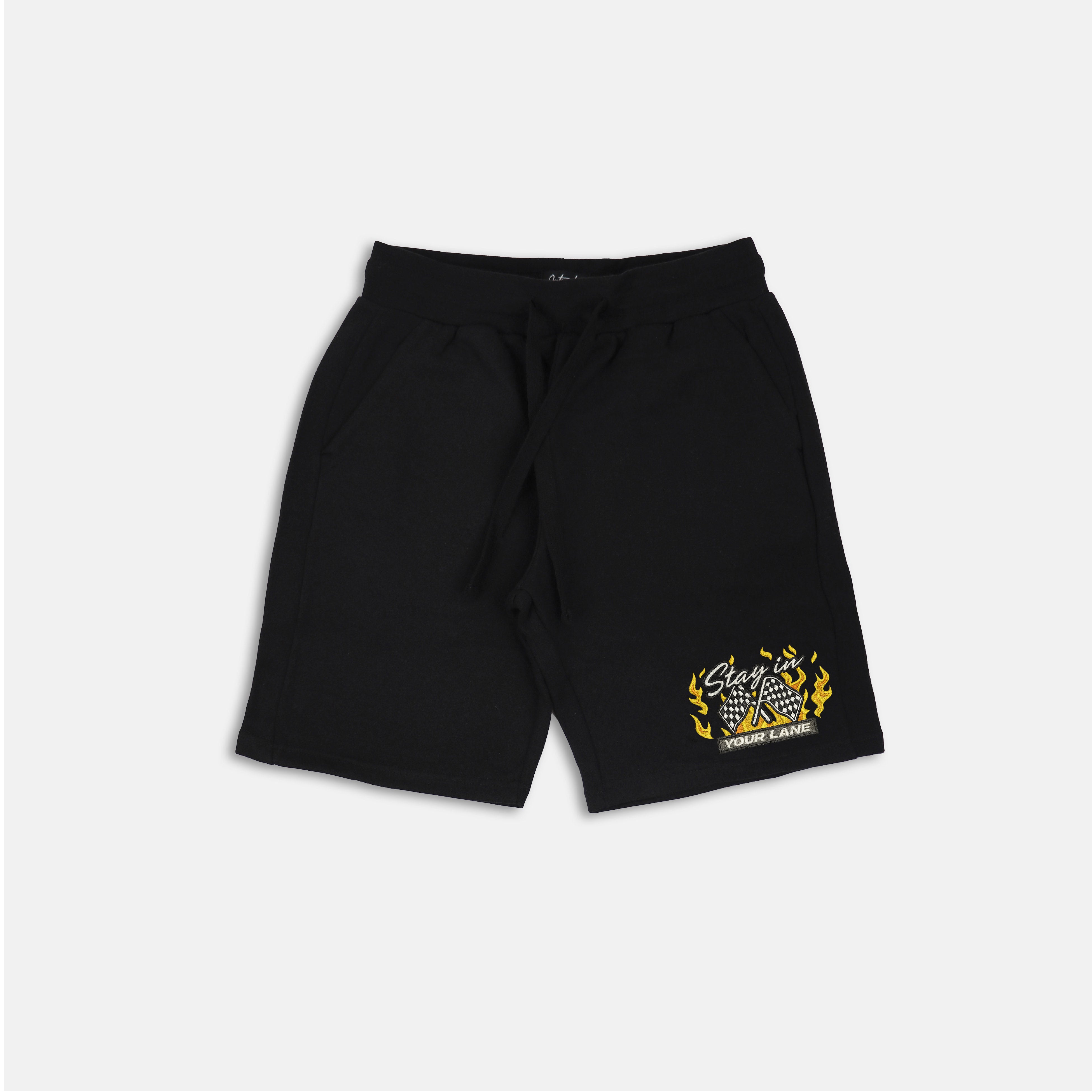 Stay In Your Lane Embroidered Short