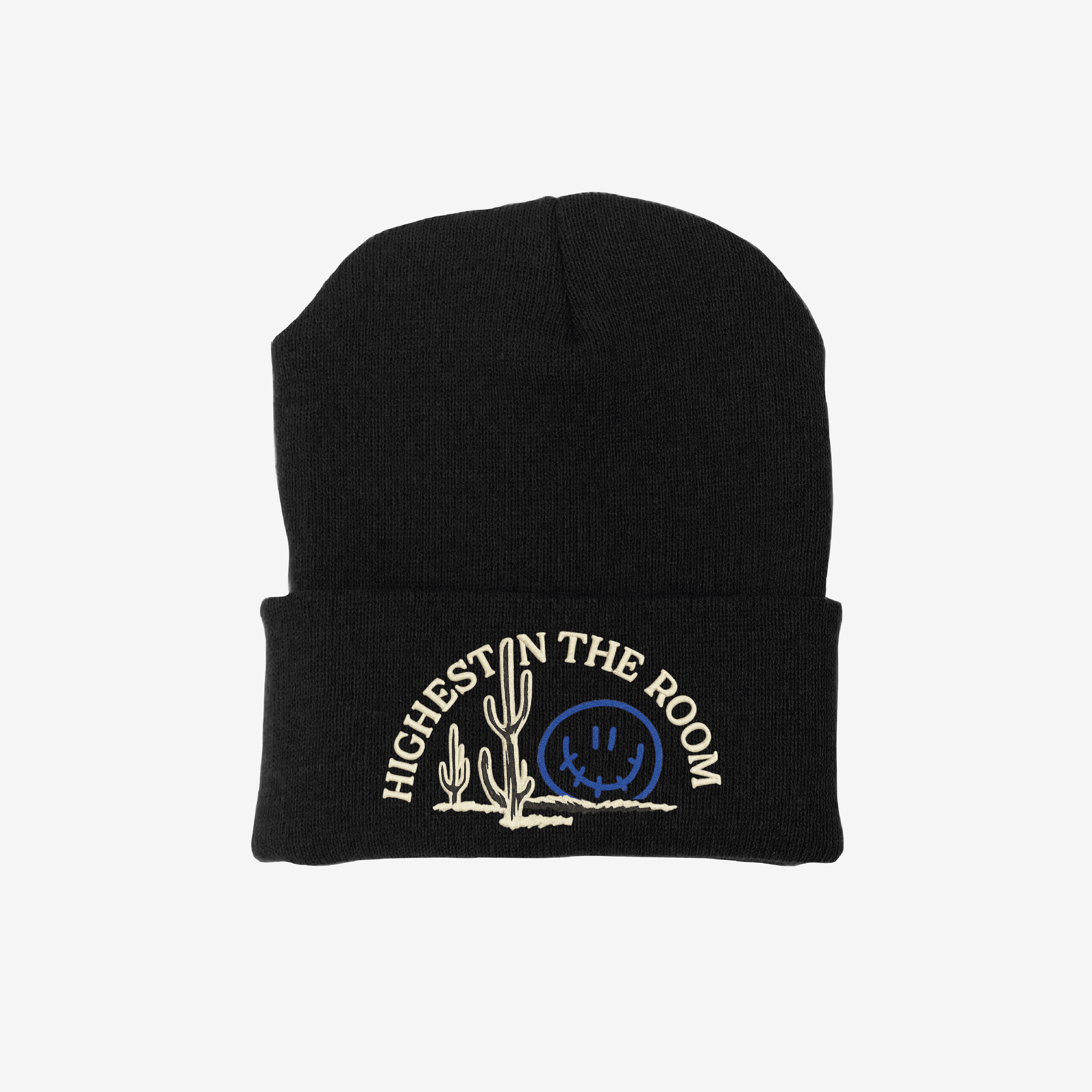 Highest In The Room Embroidered Beanie