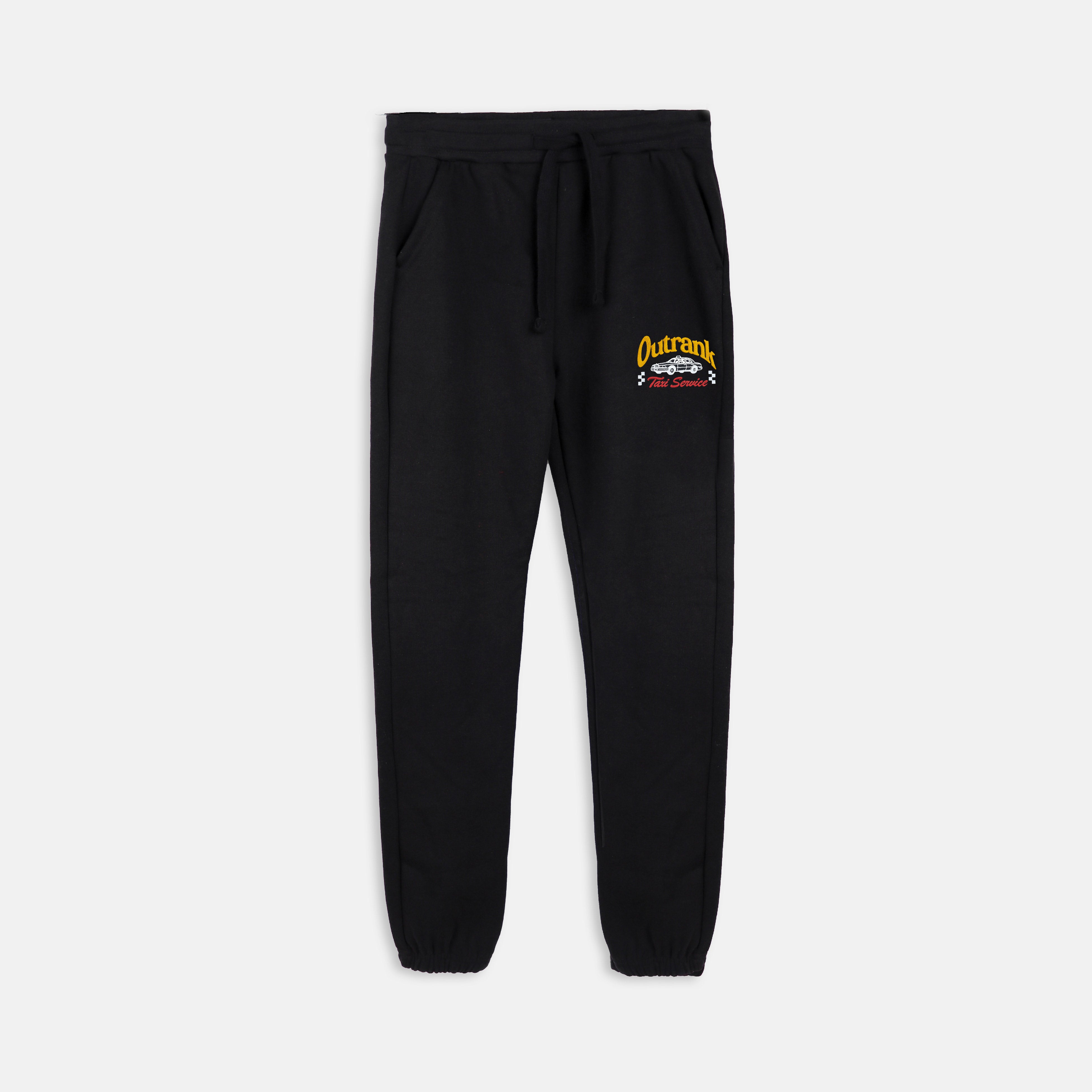 Taxi Service Embroidered Joggers