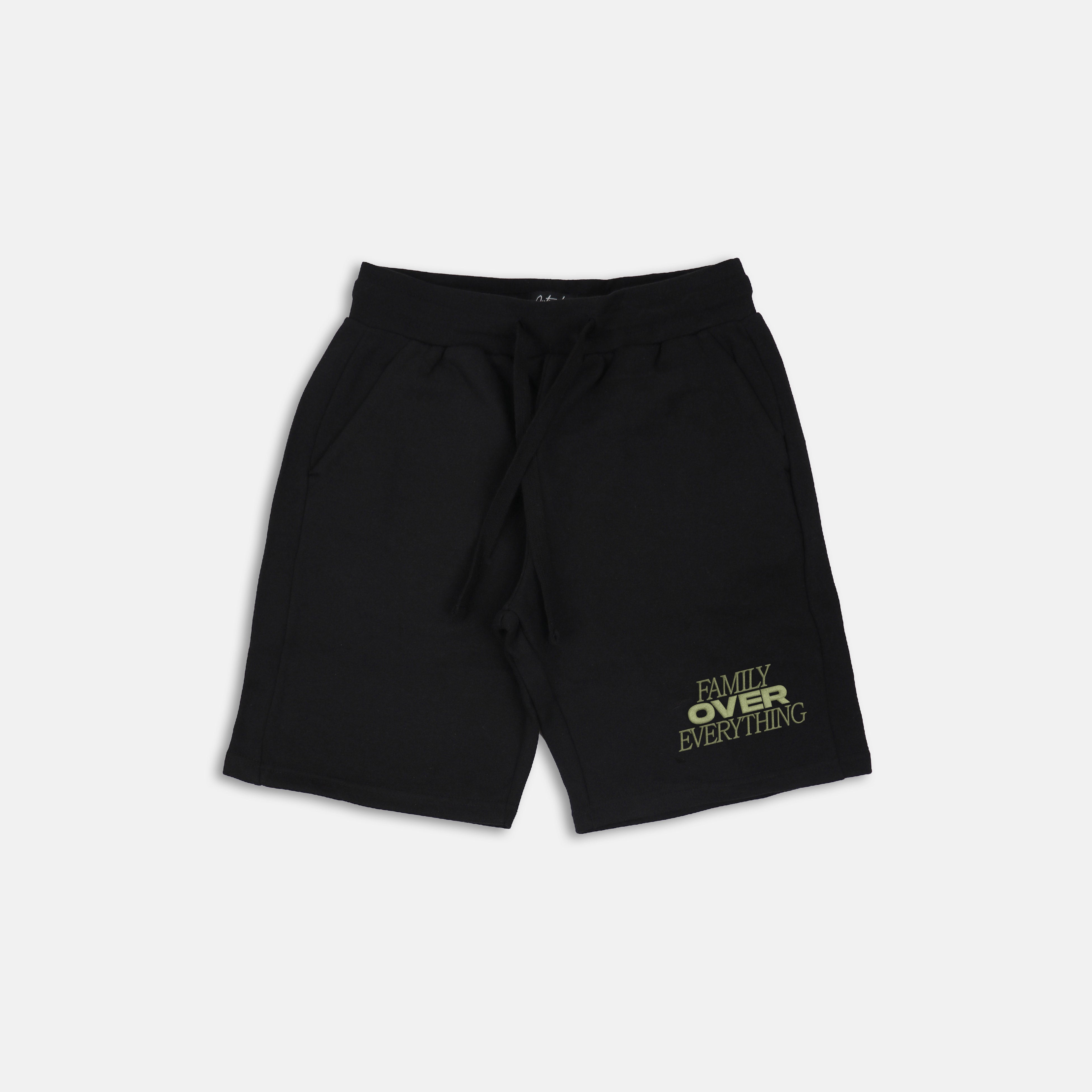 Family Over Everything Embroidered Short
