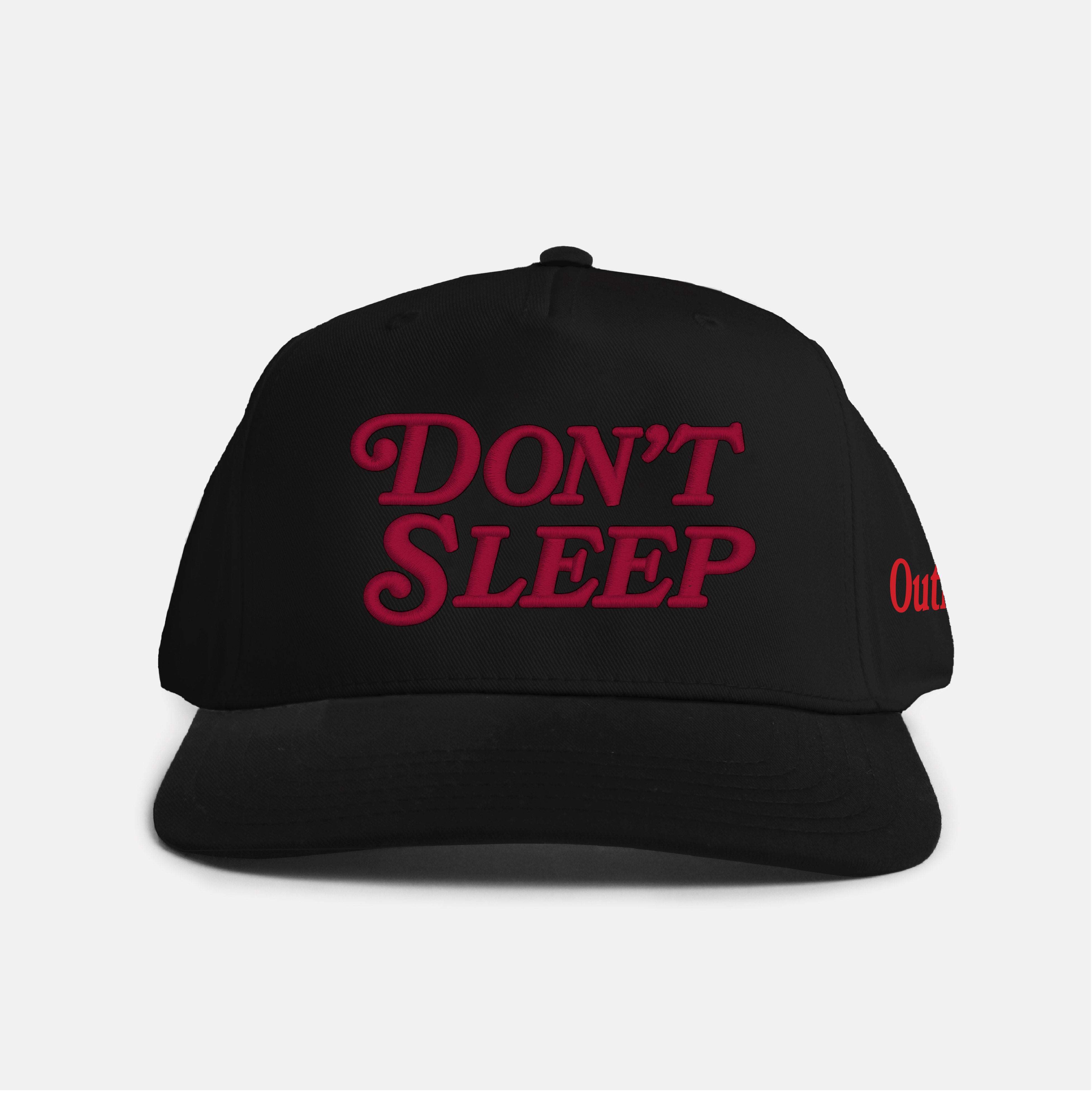 Don't Sleep Embroidered Snapback