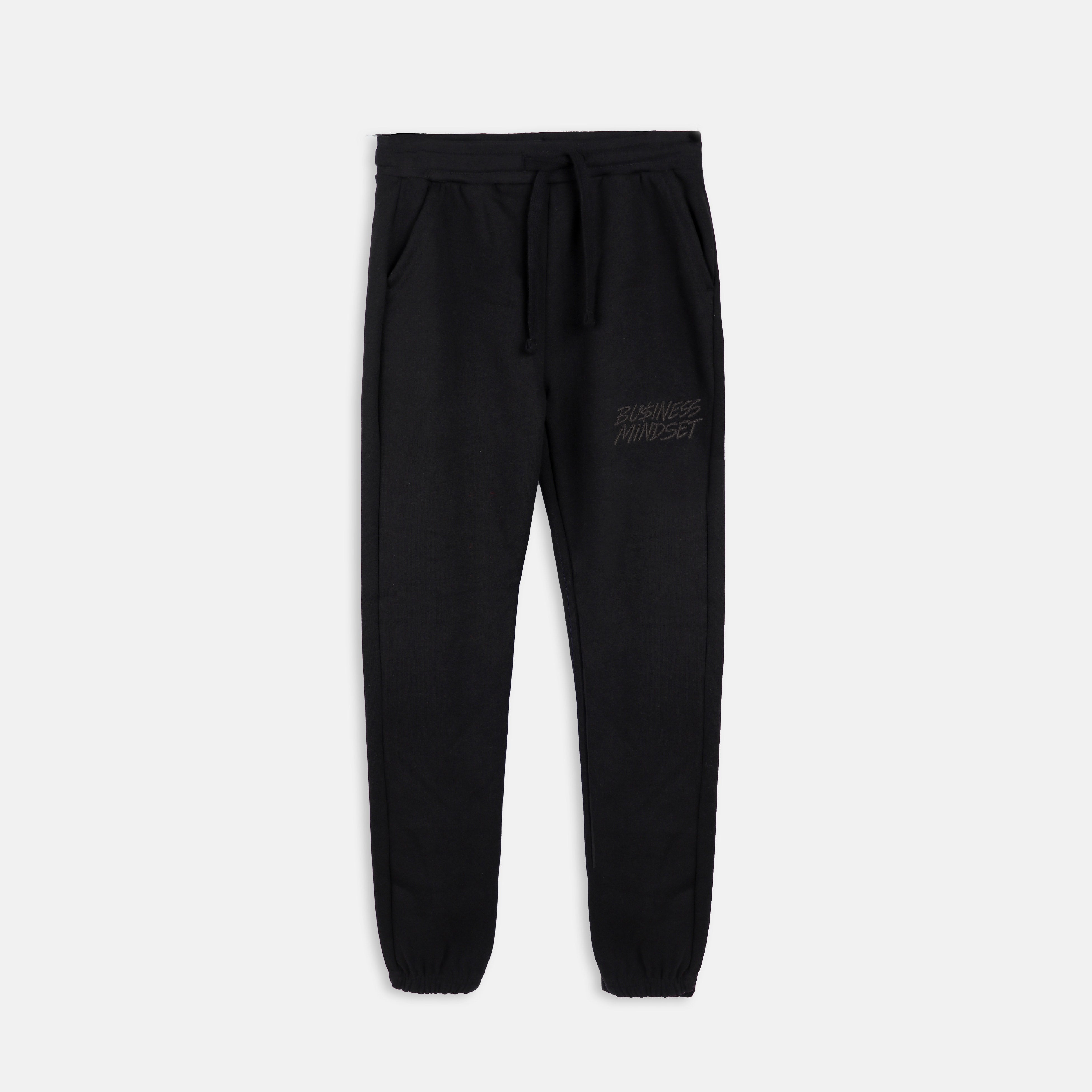 Business Mindset Embroidered Joggers