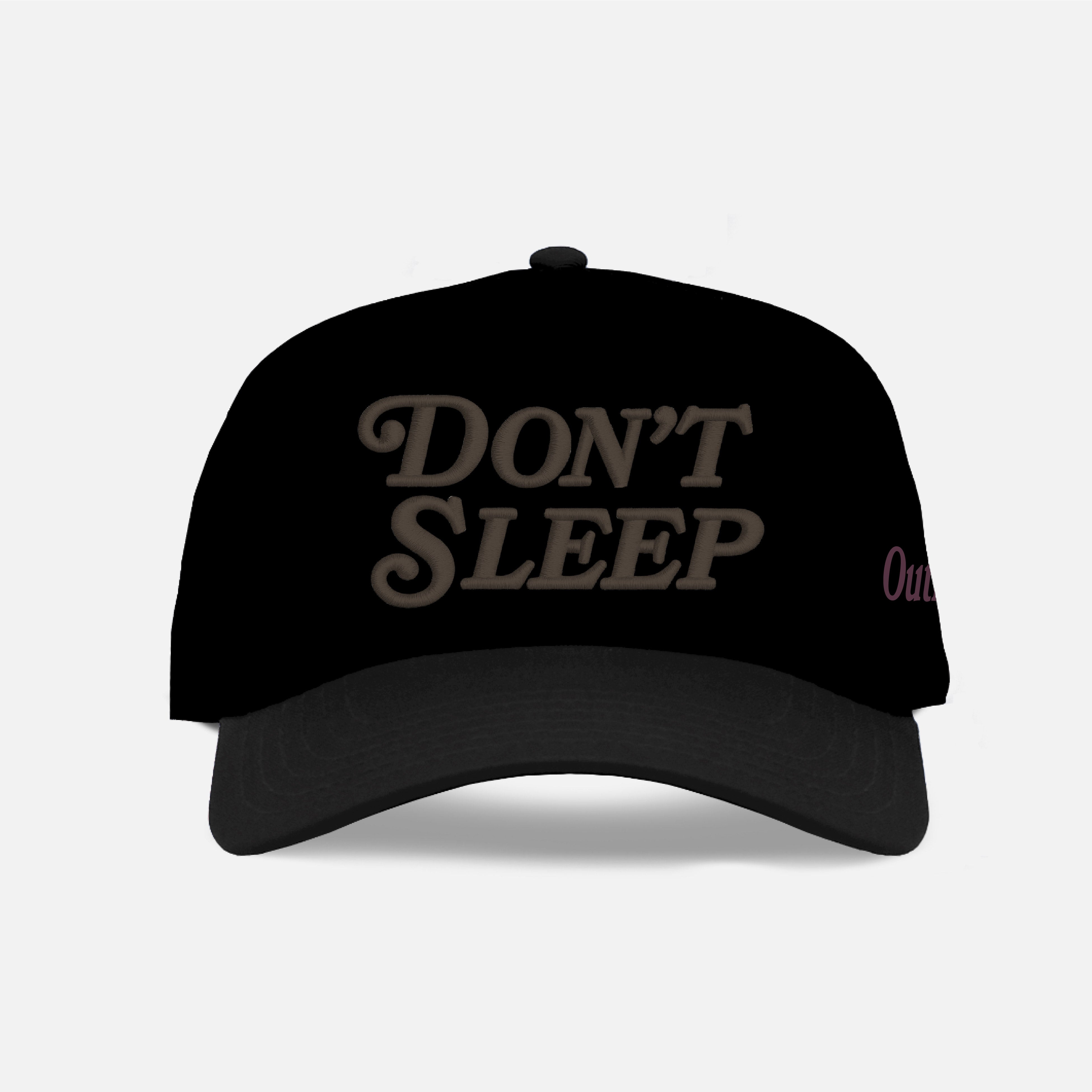 Don't Sleep Embroidered Snapback
