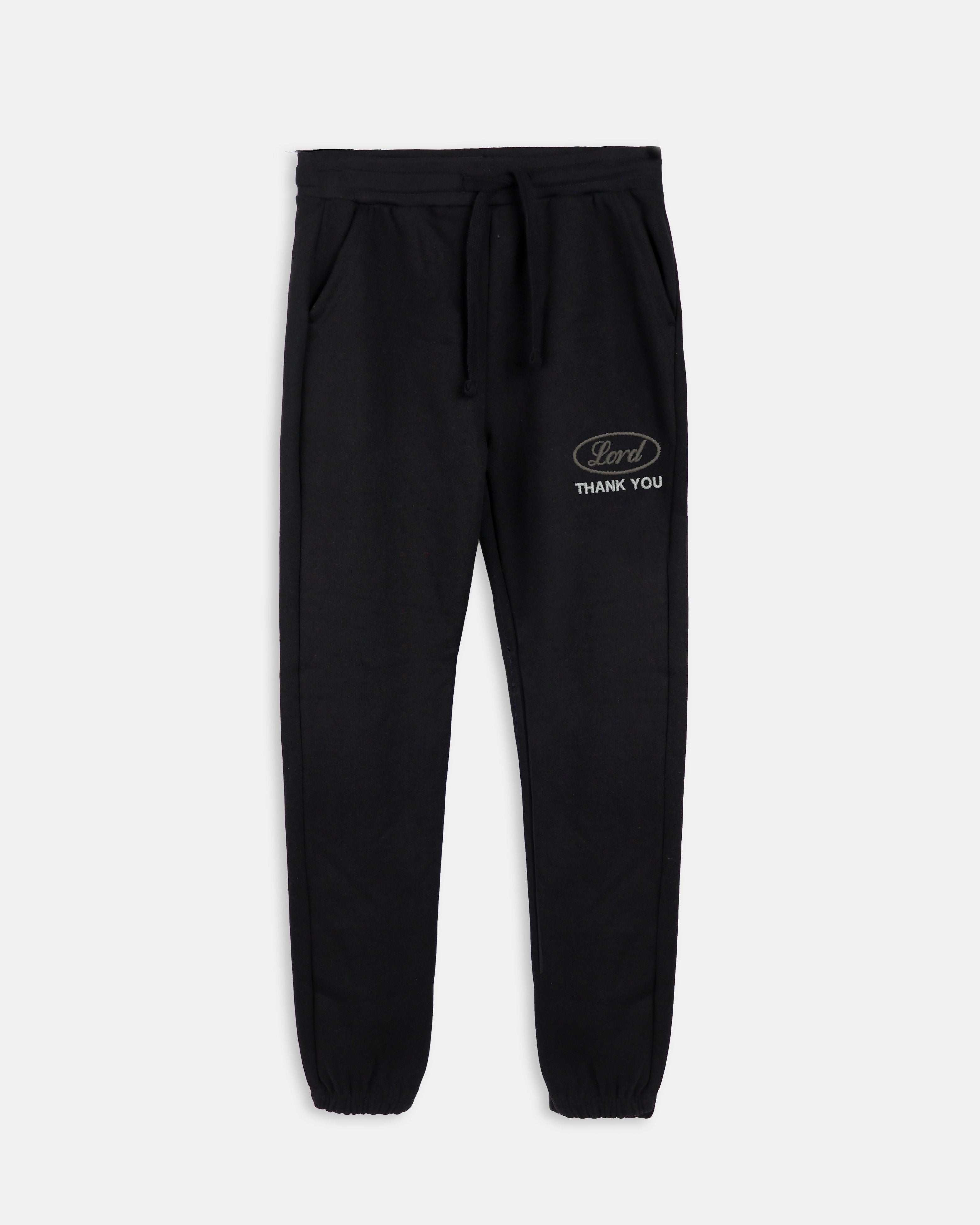 Lord Thank You Embroidered Joggers
