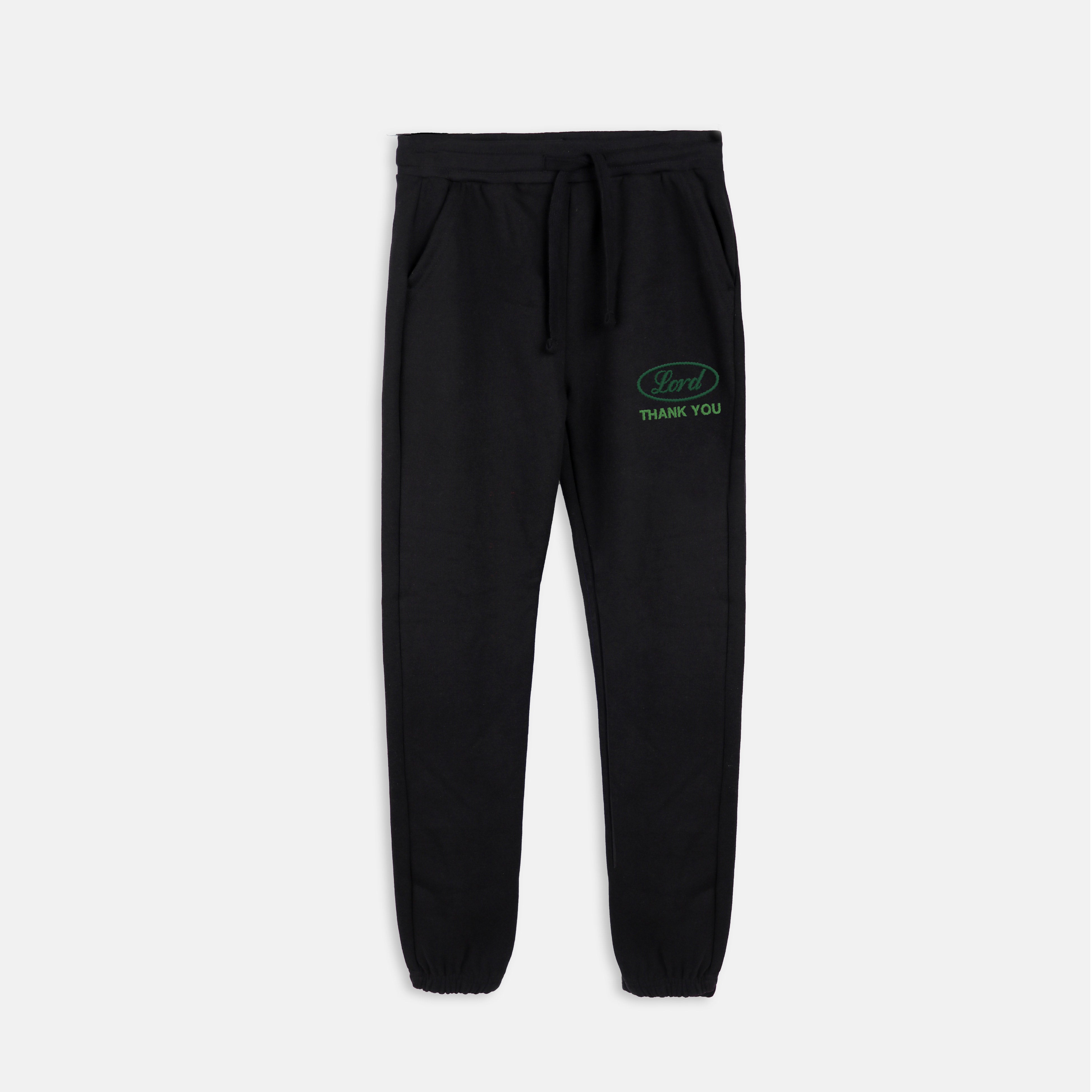 Lord Thank You Embroidered Joggers
