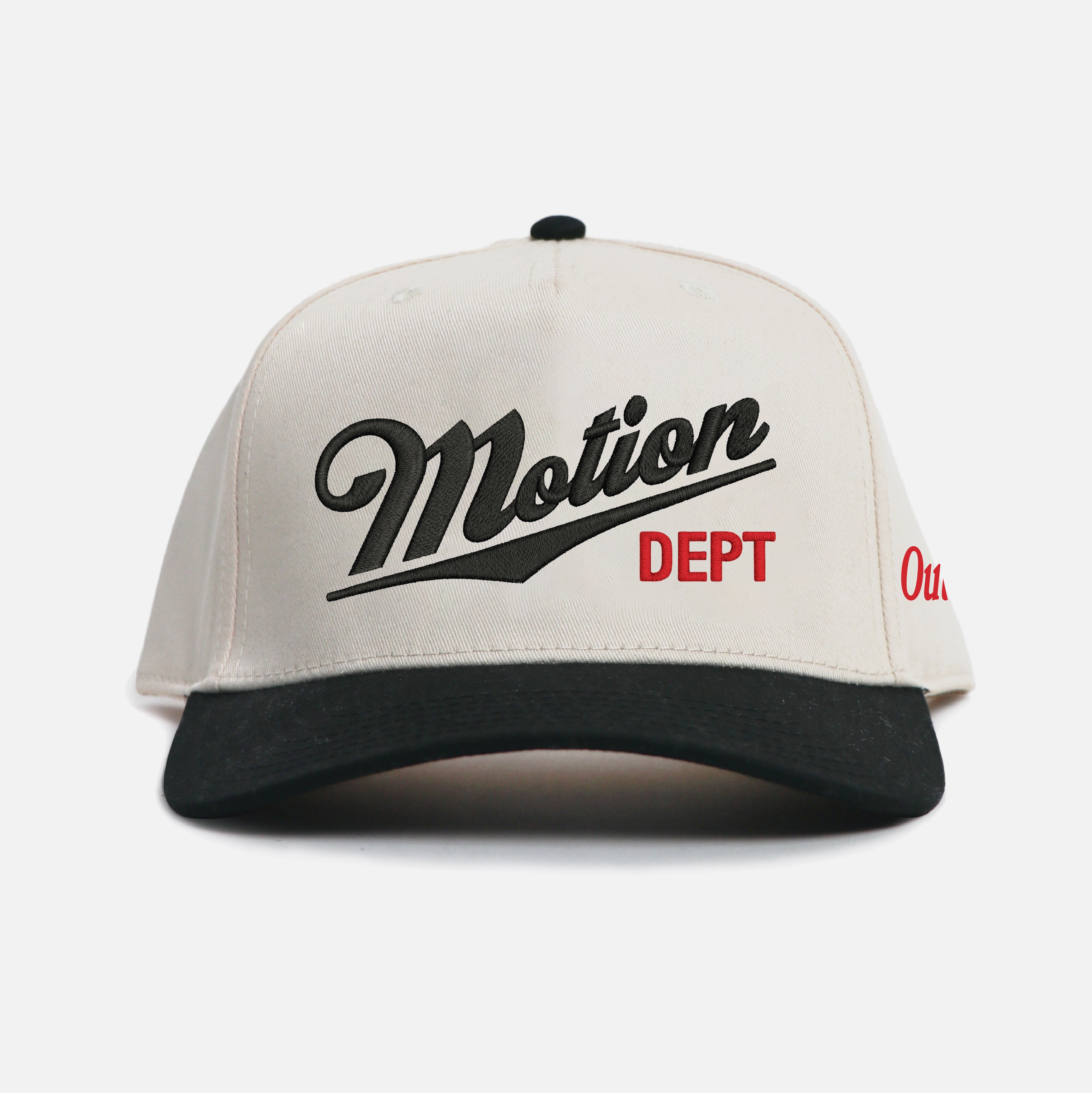 Motion Dept. Embroidered Snapback
