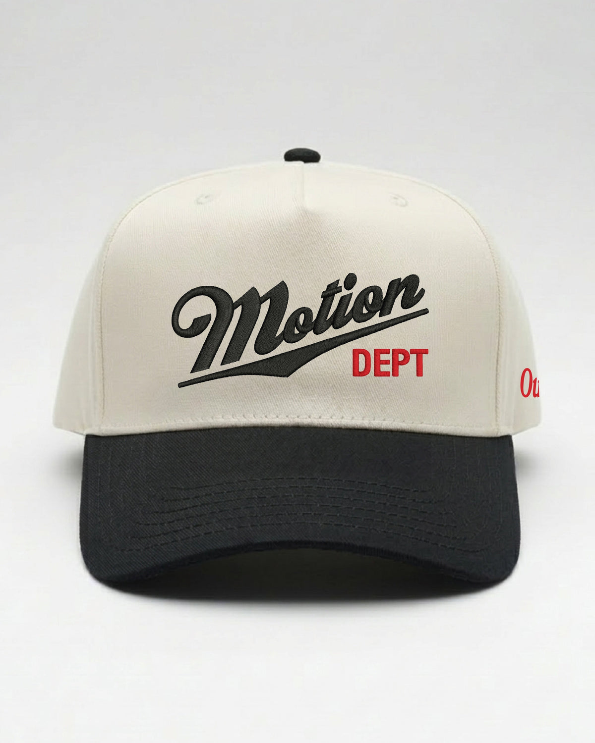 Motion Dept. Embroidered Snapback
