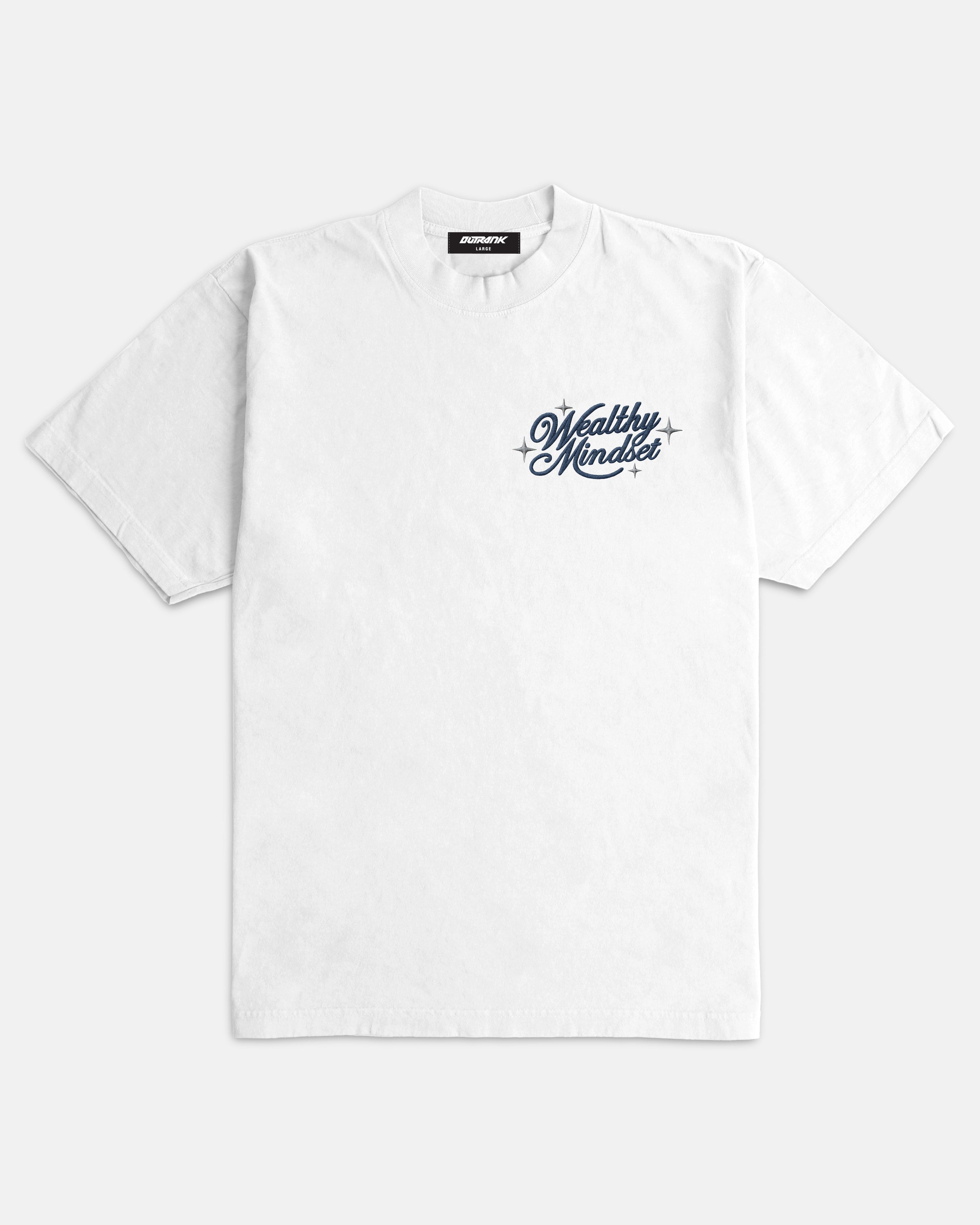 Wealthy Mindset Embroidered Ultra Heavyweight T-shirt