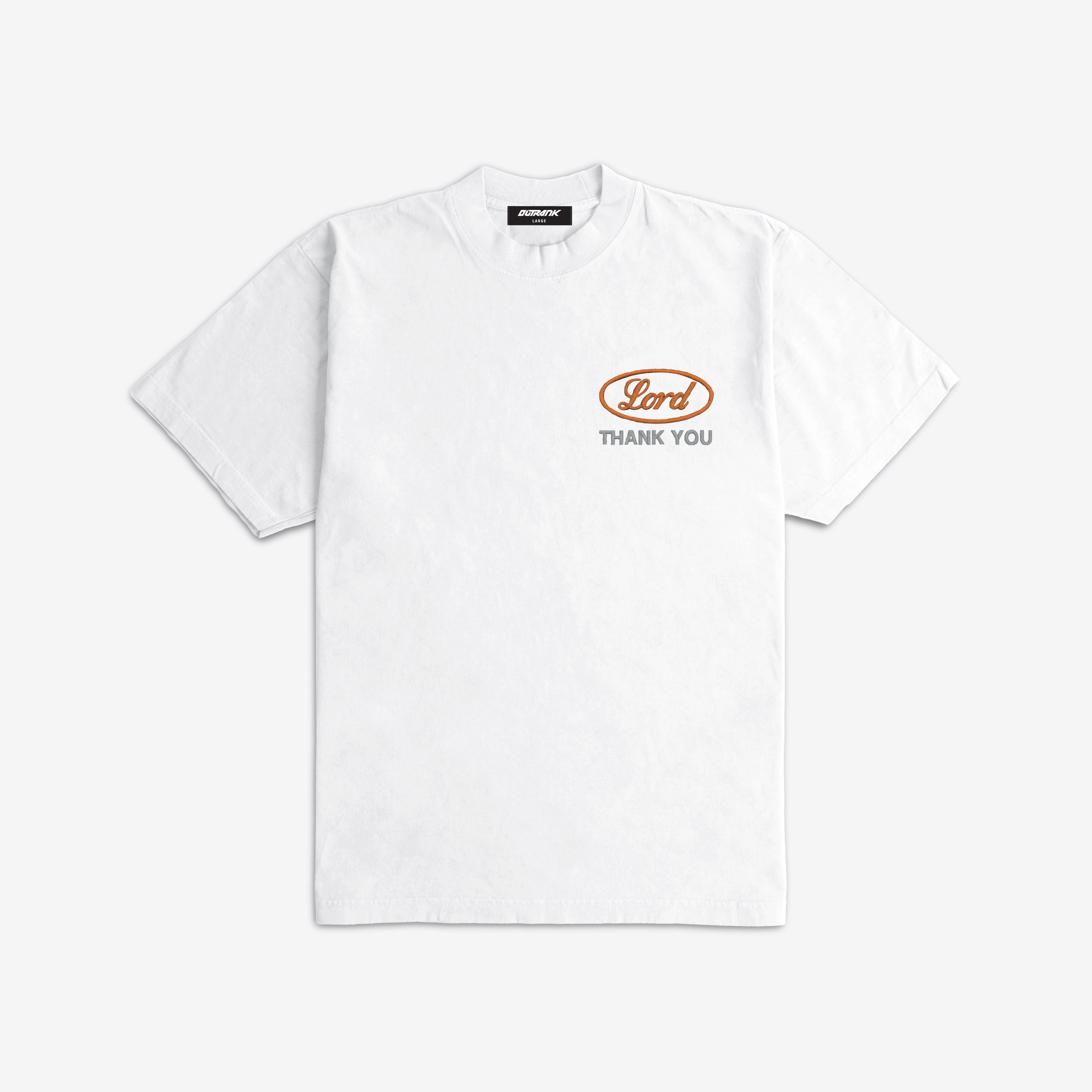 Lord Thank You Embroidered Ultra Heavyweight T-shirt