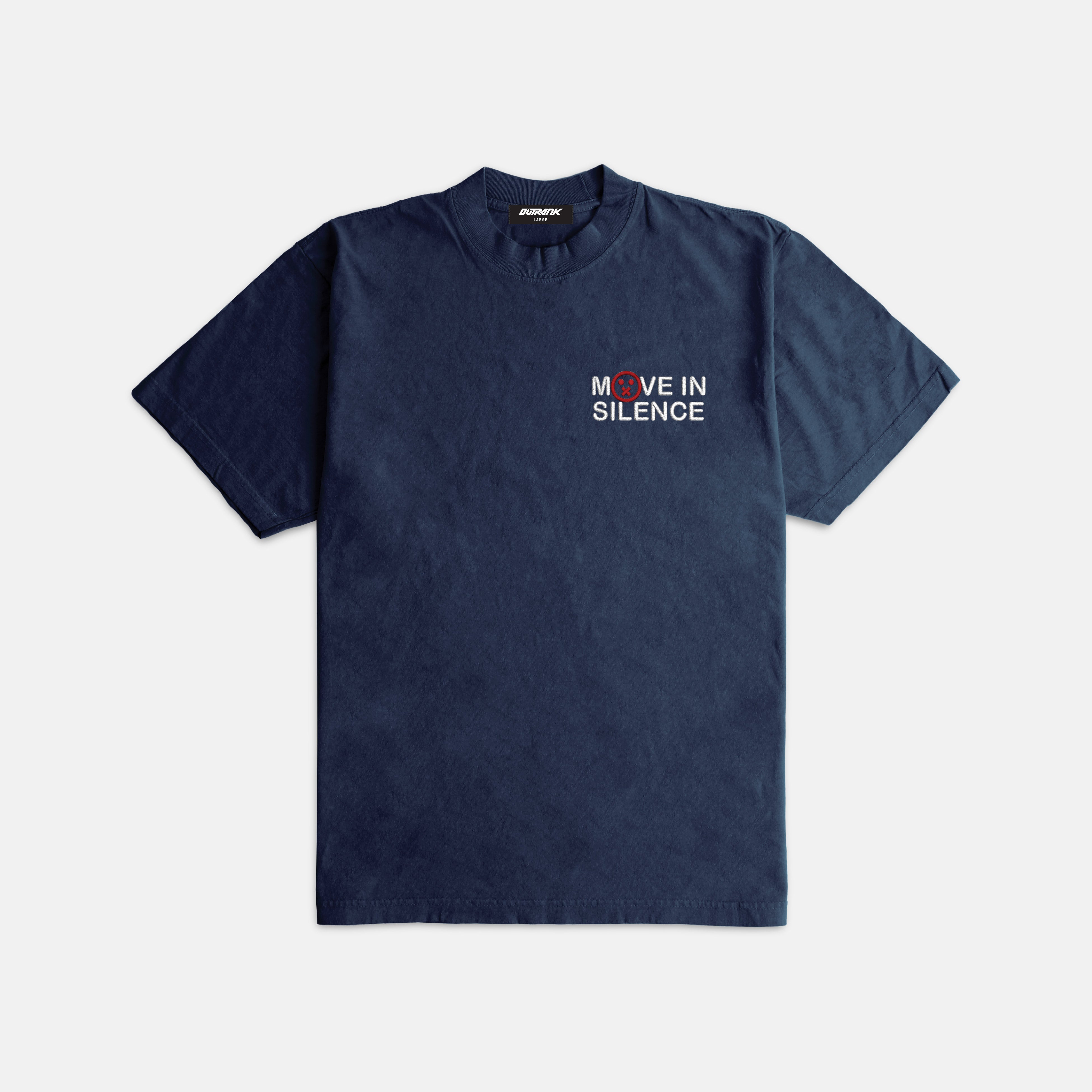 Move in Silence Embroidered Ultra Heavyweight T-shirt