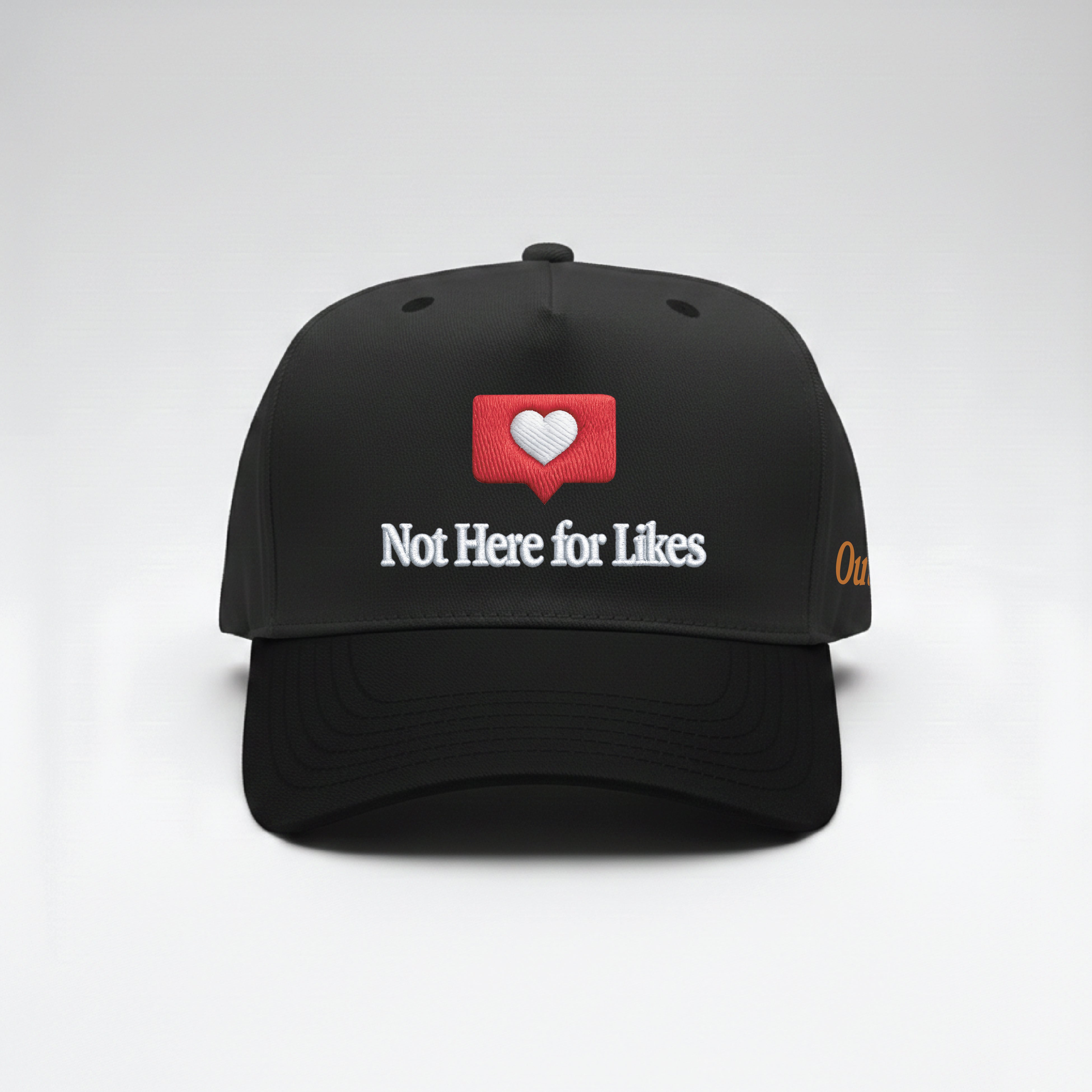 Not Here for Likes Embroidered Snapback