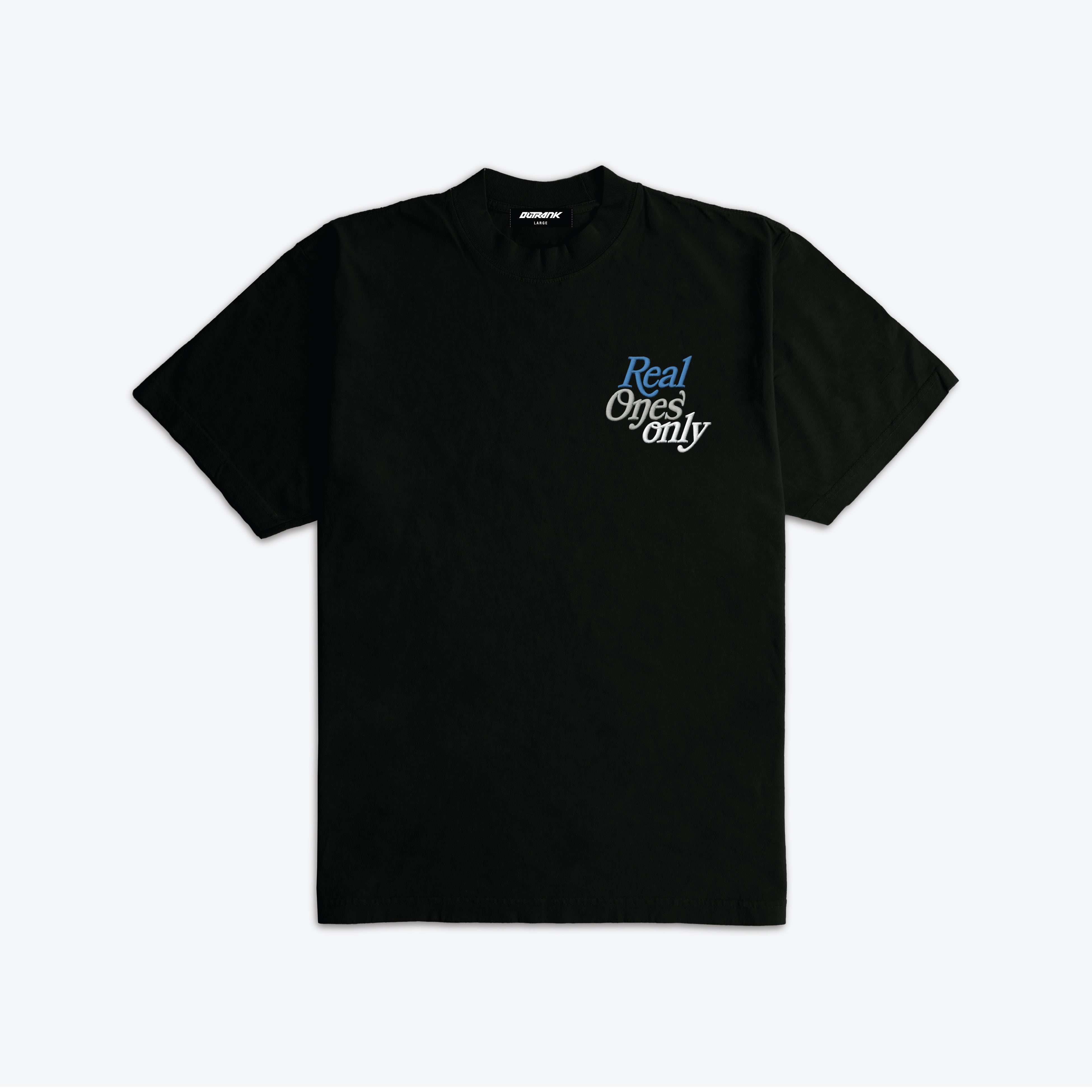 Real Ones Only Embroidered Ultra Heavyweight T-shirt