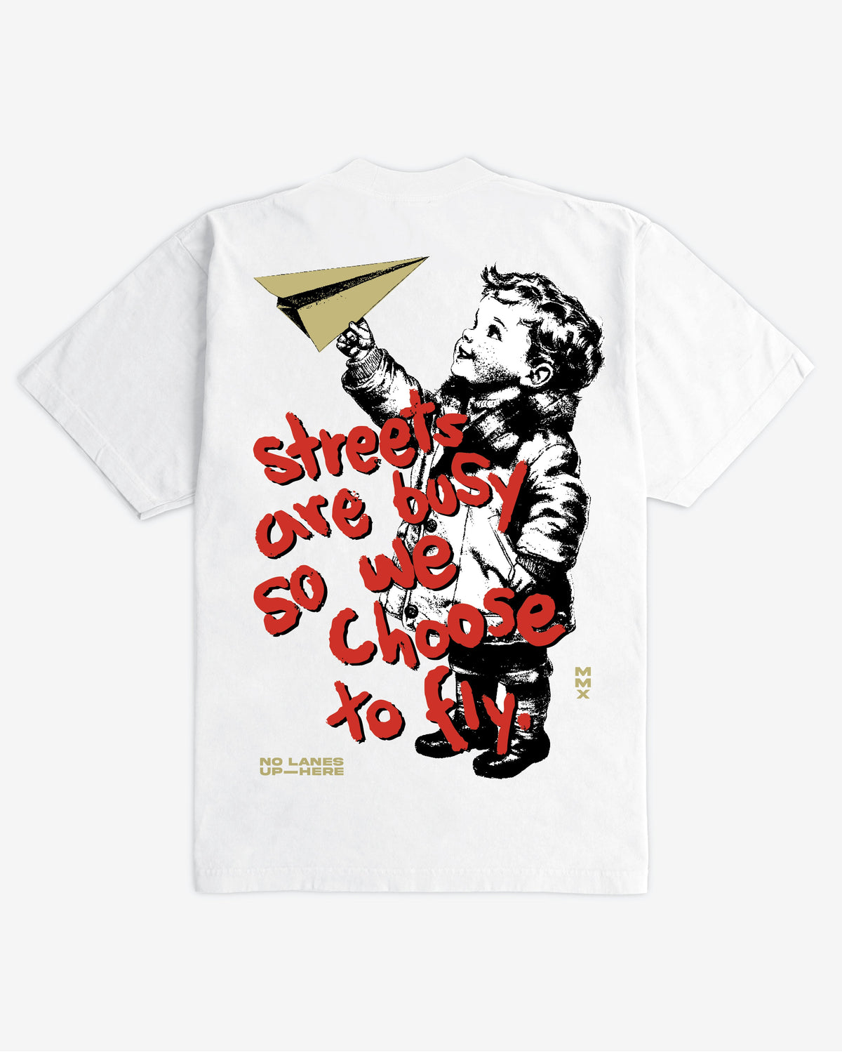 No Lanes Up Here Ultra Heavyweight T-shirt