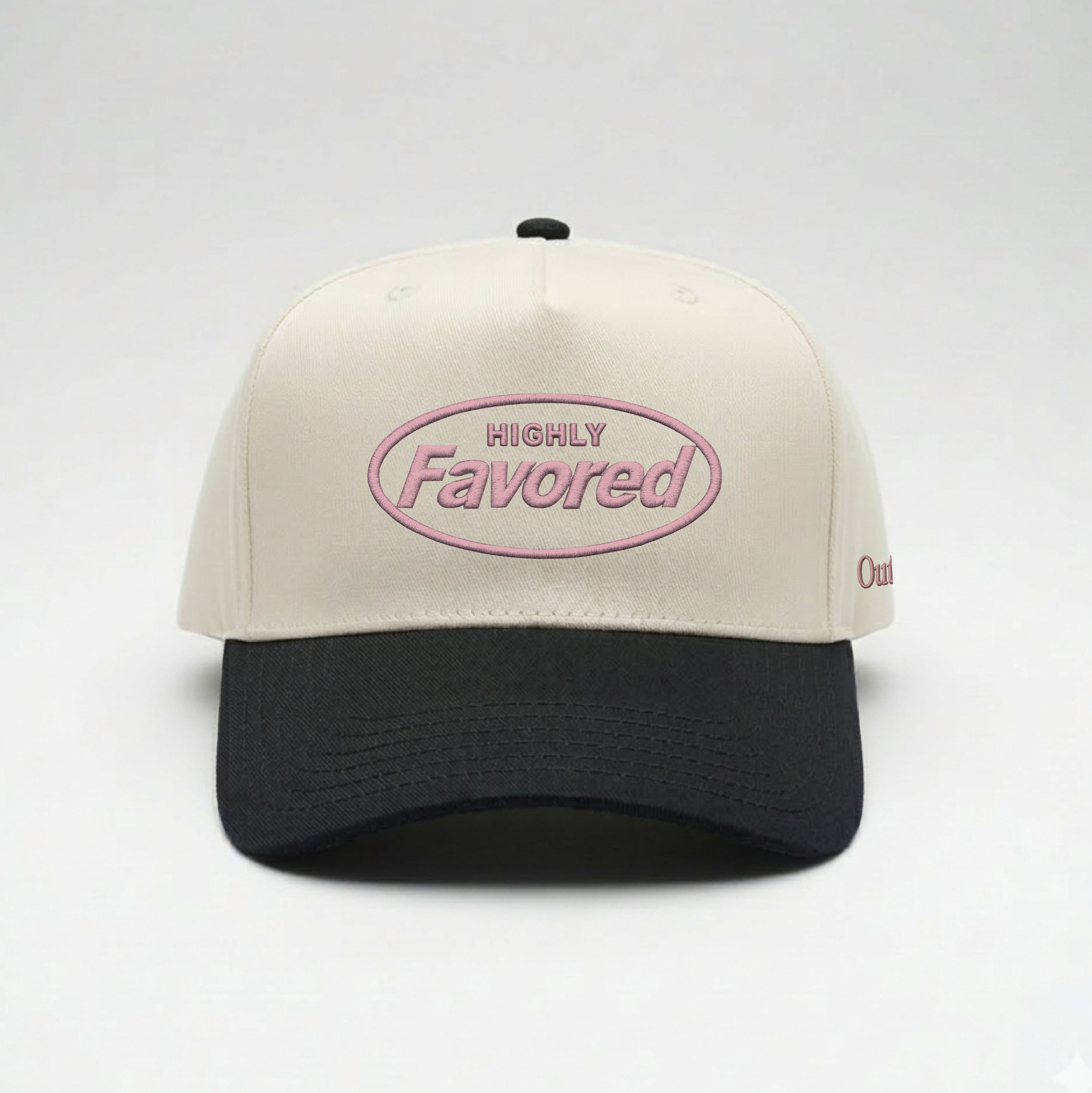 Highly Favored Embroidered Snapback
