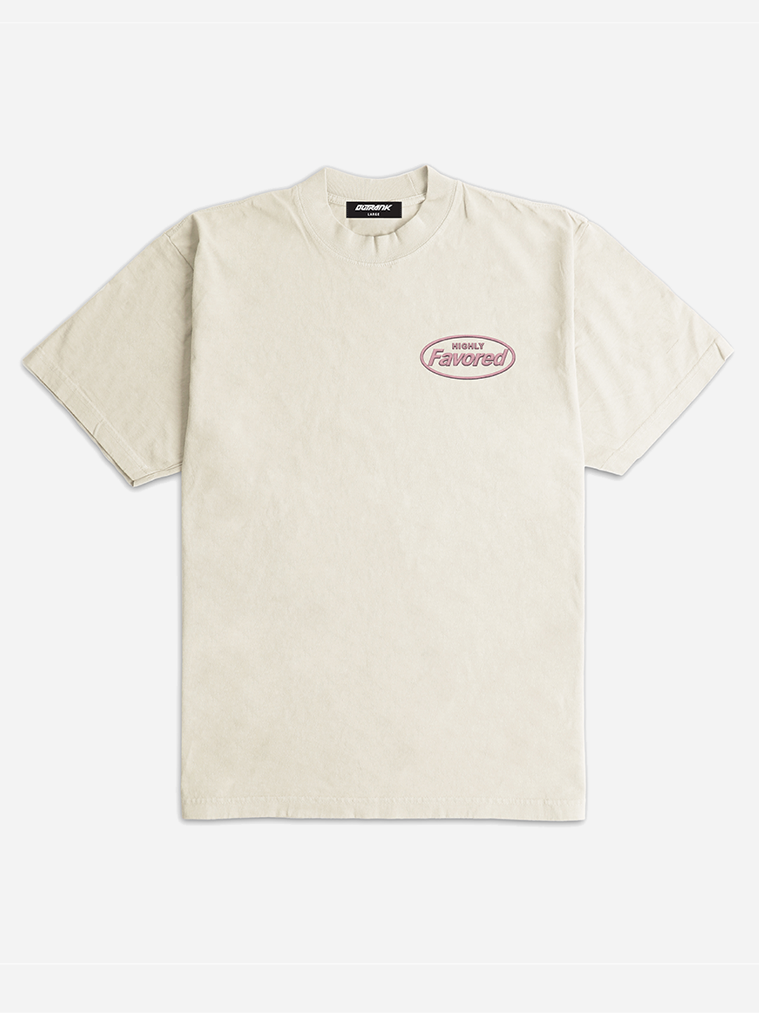 Highly Favored Embroidered Ultra Heavyweight T-shirt