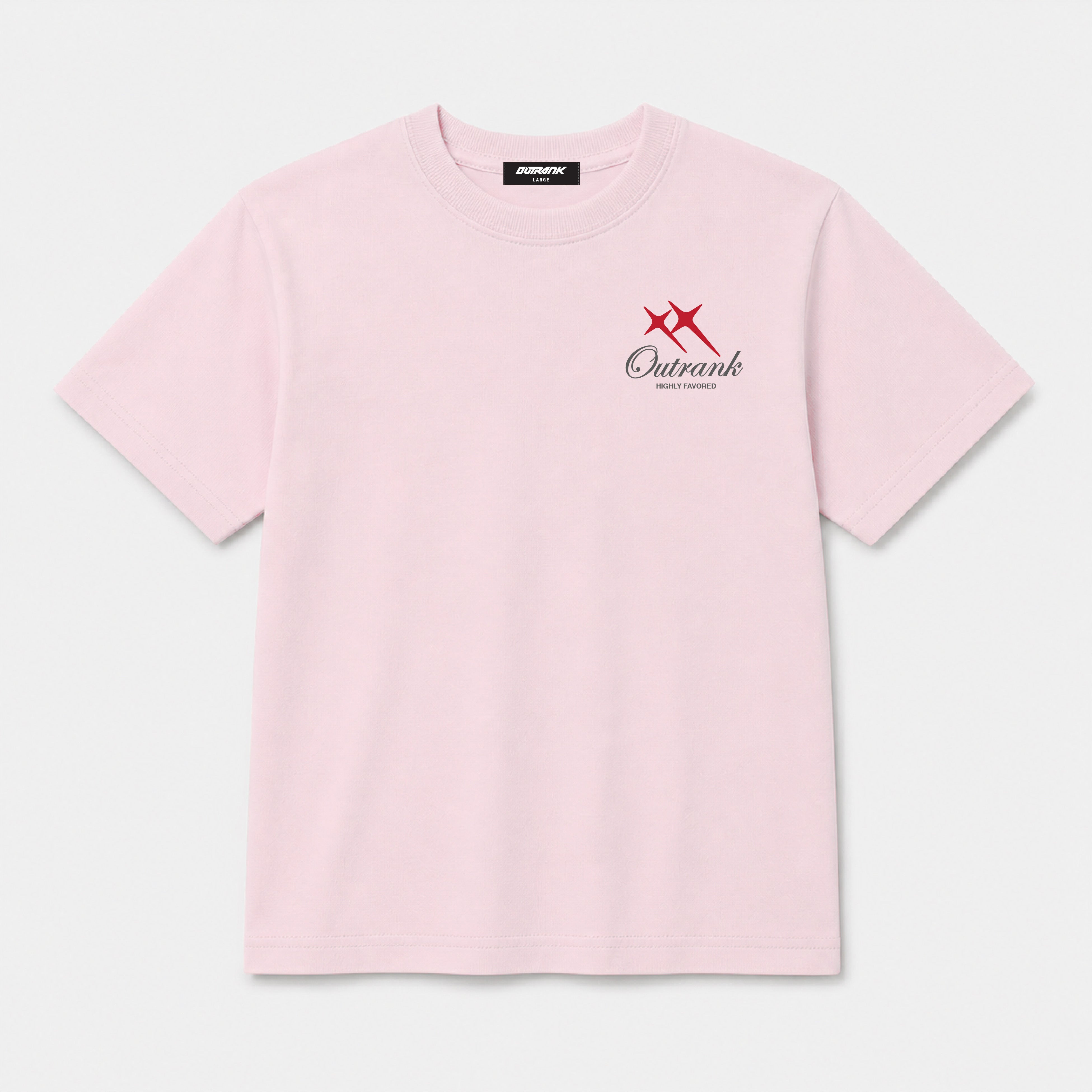 Highly Favored Youth T-shirt - Soft Pink