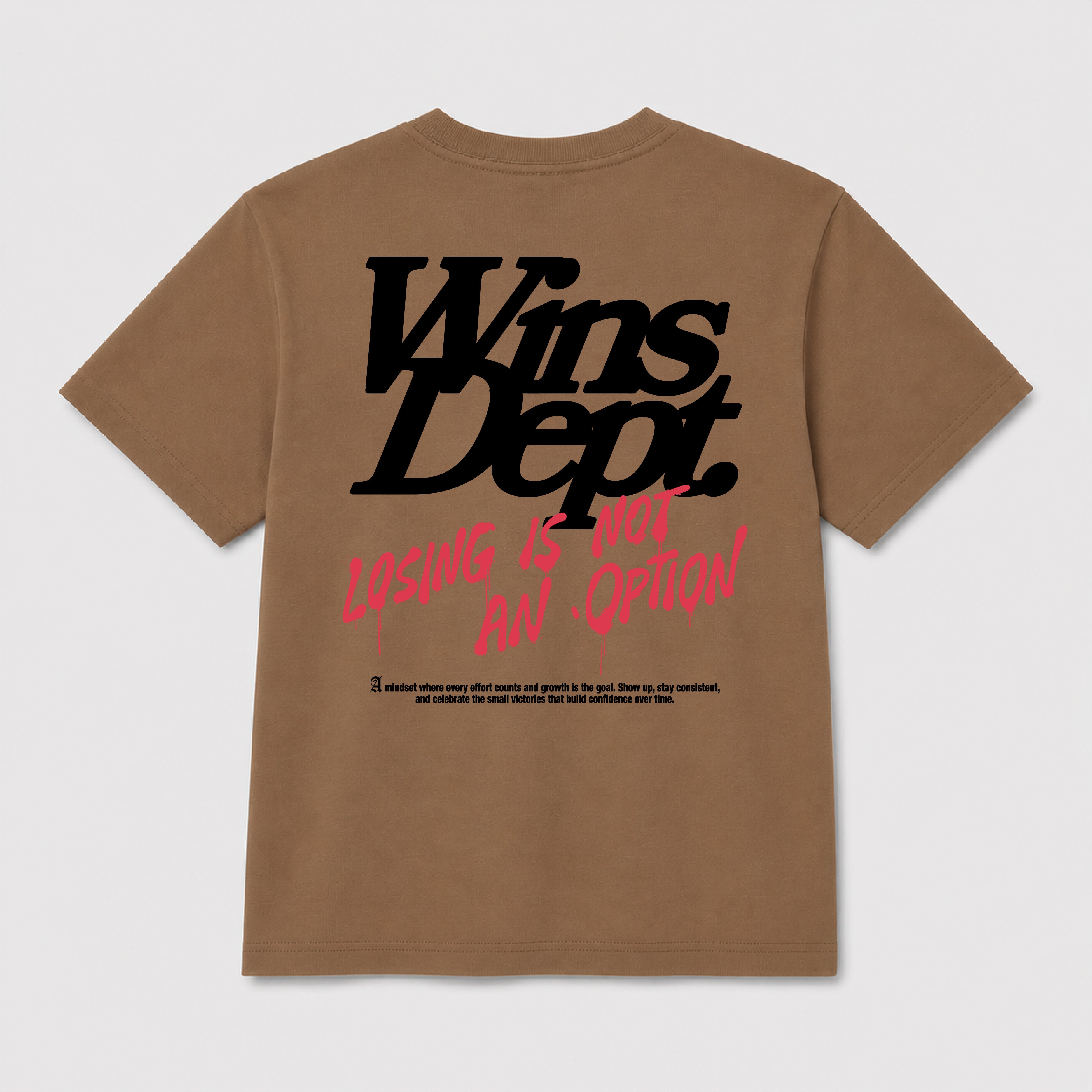Wins Dept. Youth T-shirt - Vintage Brown