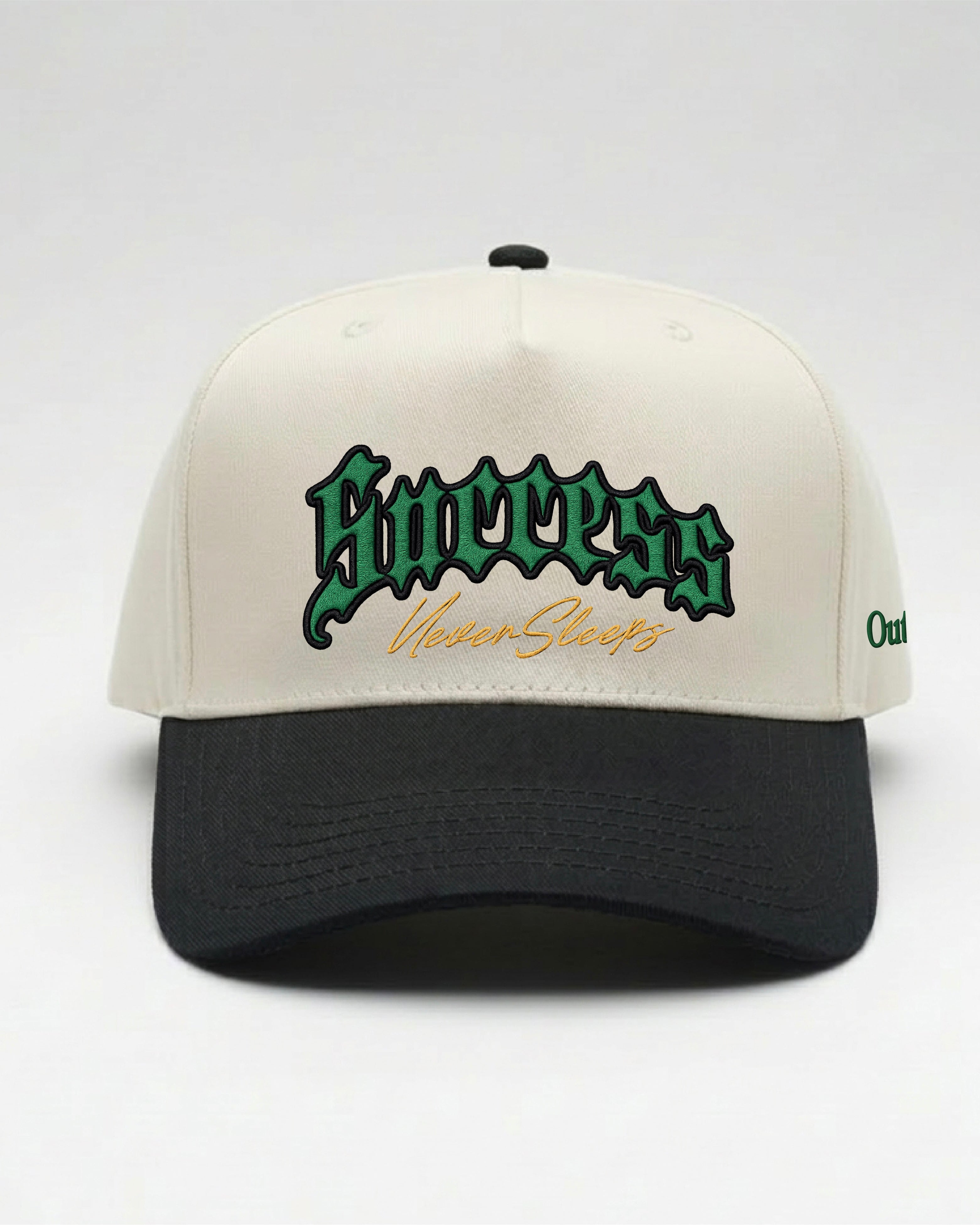 Success Never Sleeps Embroidered Snapback