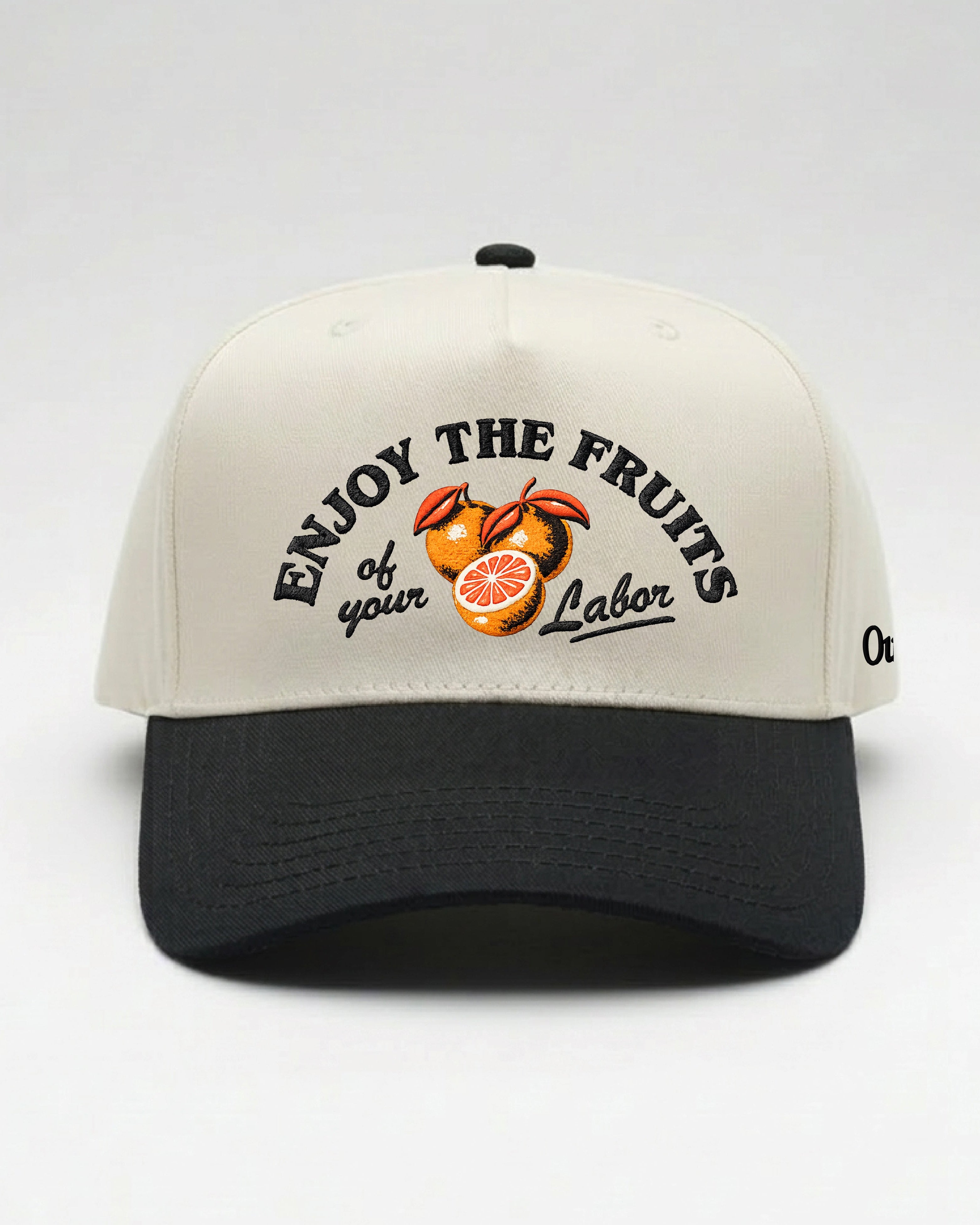 Enjoy The Fruits of Labor Embroidered Snapback